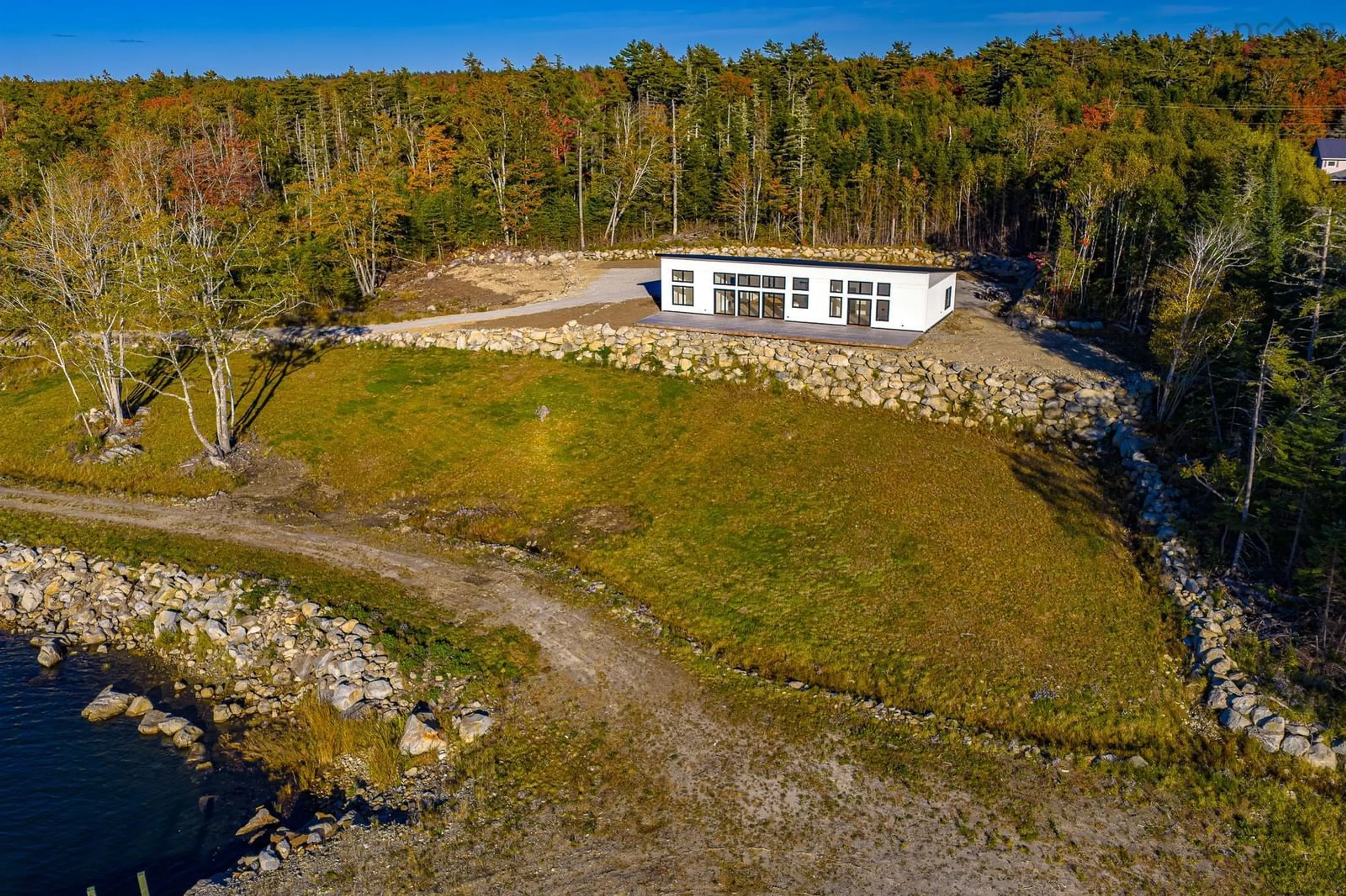 A pic from outside/outdoor area/front of a property/back of a property/a pic from drone, building for 5641 Highway 3, East Jordan Nova Scotia B0T 1L0