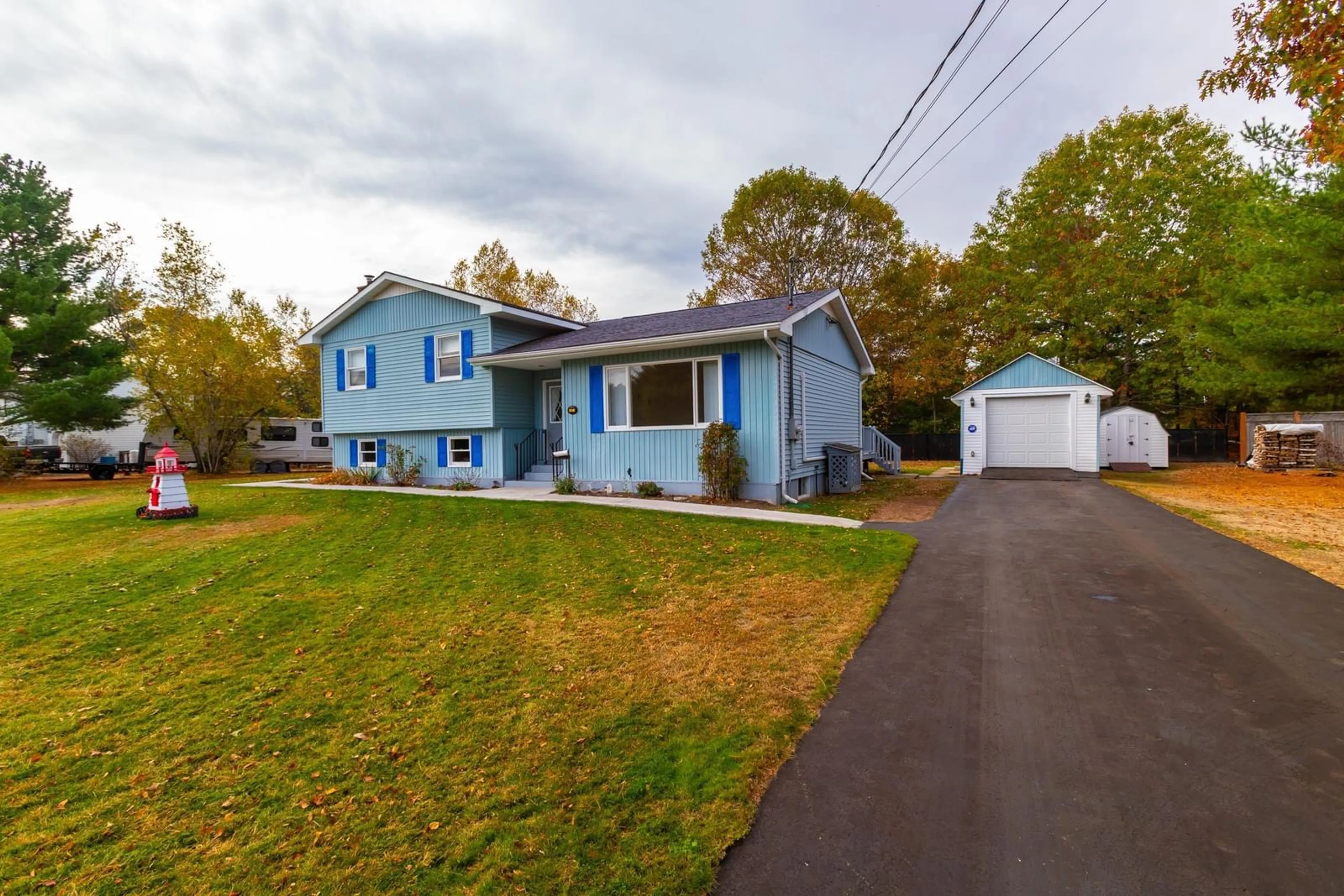 A pic from outside/outdoor area/front of a property/back of a property/a pic from drone, street for 57 Main St, Meadowvale Nova Scotia B0P 1R0