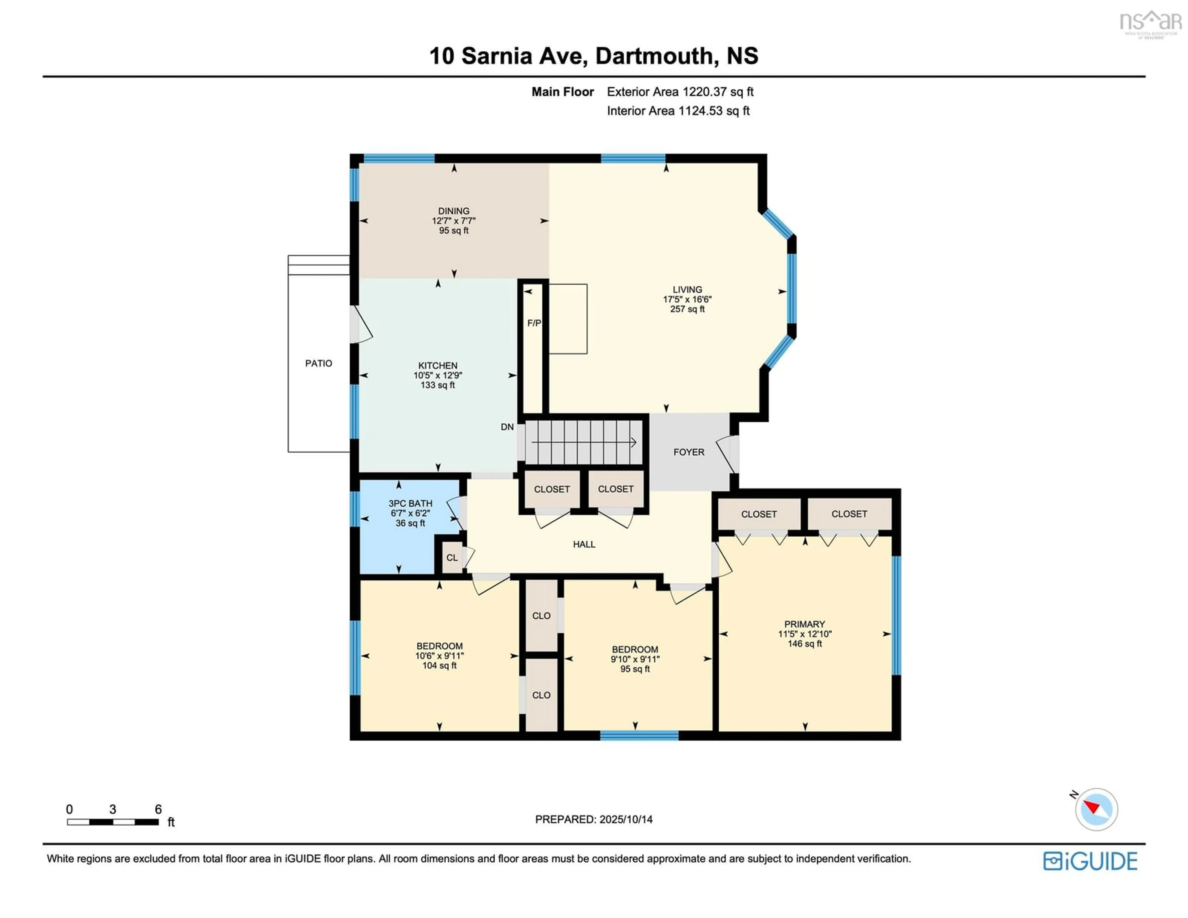 Floor plan for 10 Sarnia Ave, Dartmouth Nova Scotia B2Y 1Y5