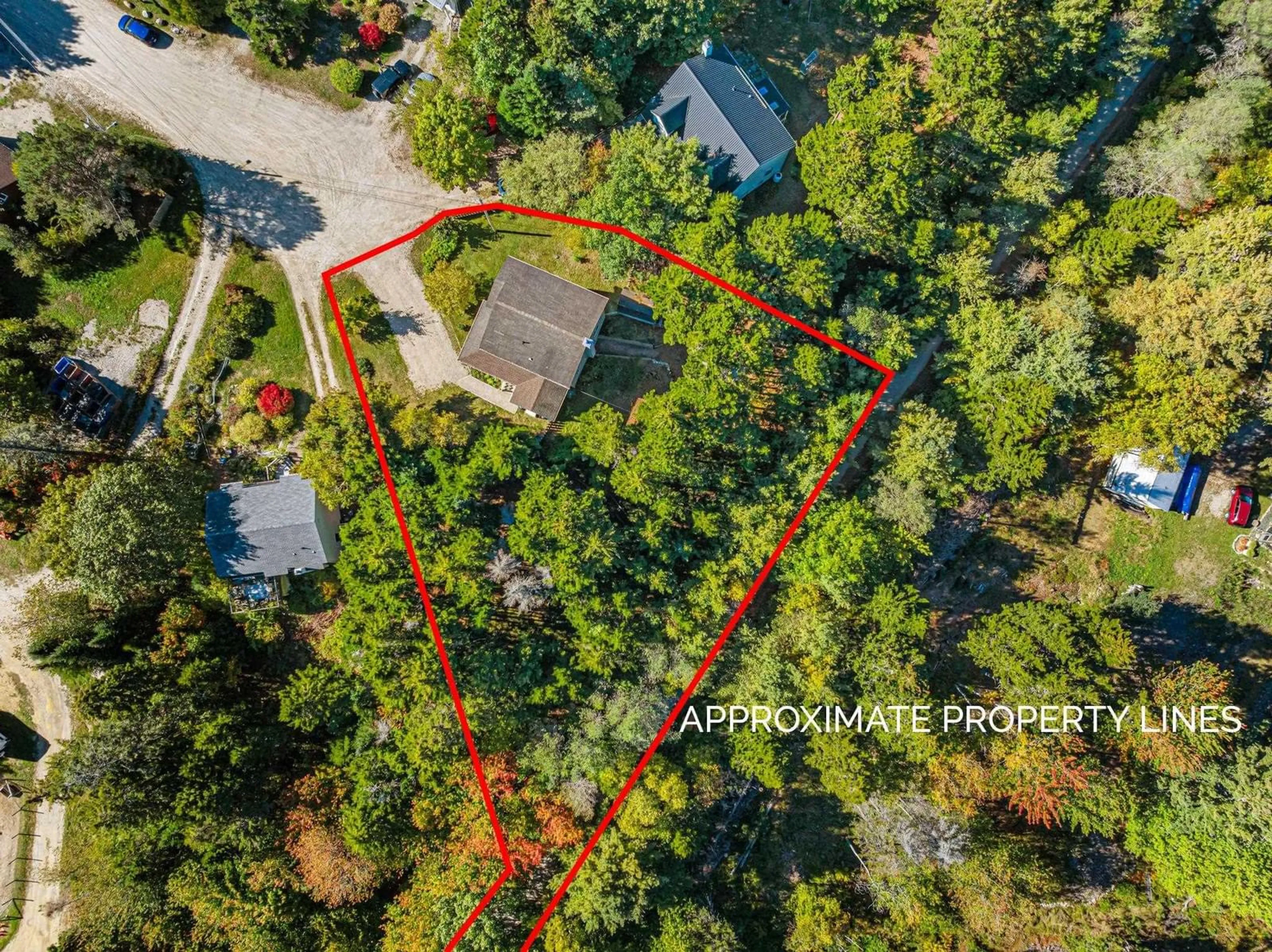 A pic from outside/outdoor area/front of a property/back of a property/a pic from drone, forest/trees view for 243 Queen St, Chester Nova Scotia B0J 1J0