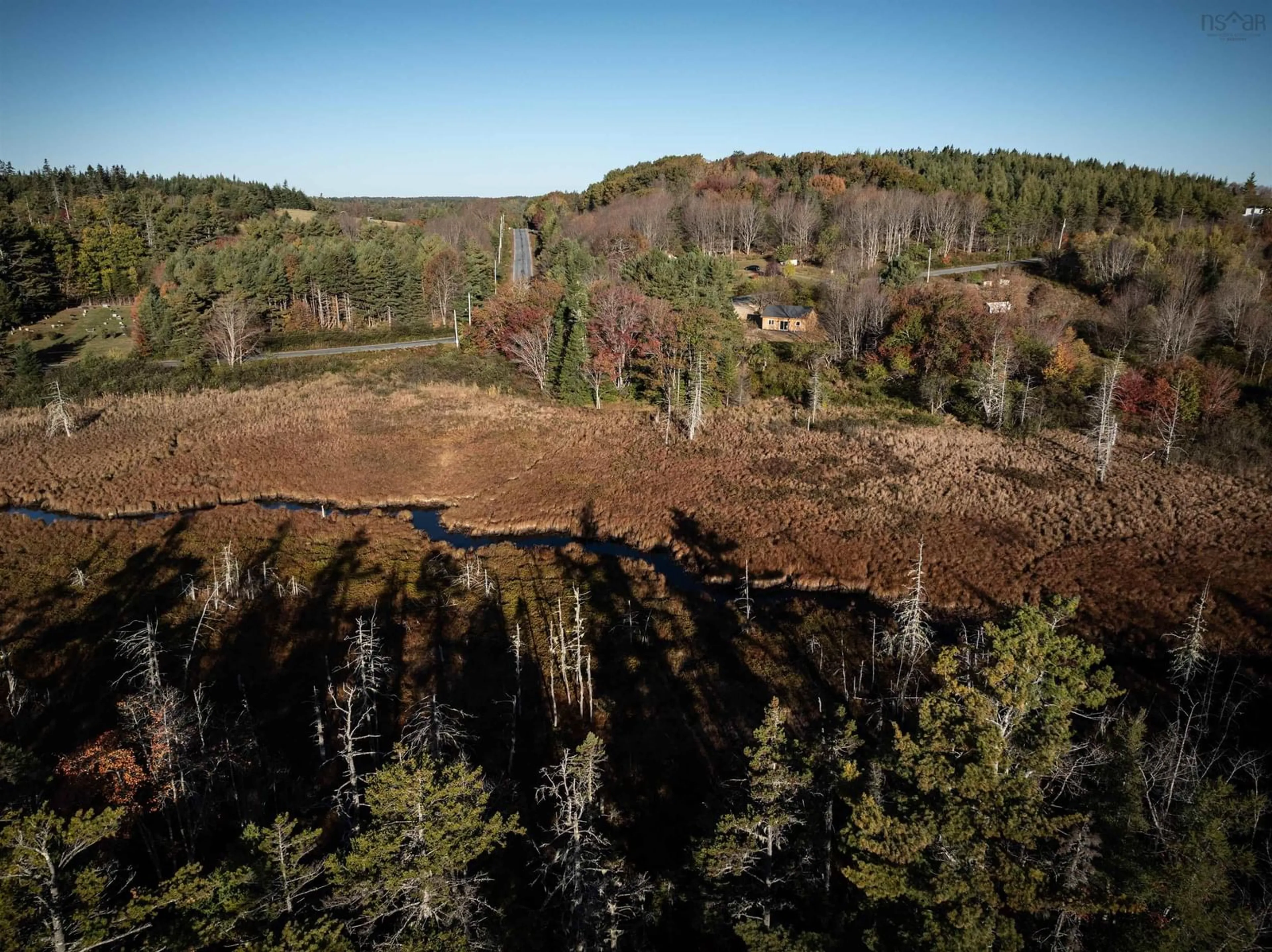 A pic from outside/outdoor area/front of a property/back of a property/a pic from drone, forest/trees view for 949 Mount Pleasant Rd, Mount Pleasant Nova Scotia B0R 1G0