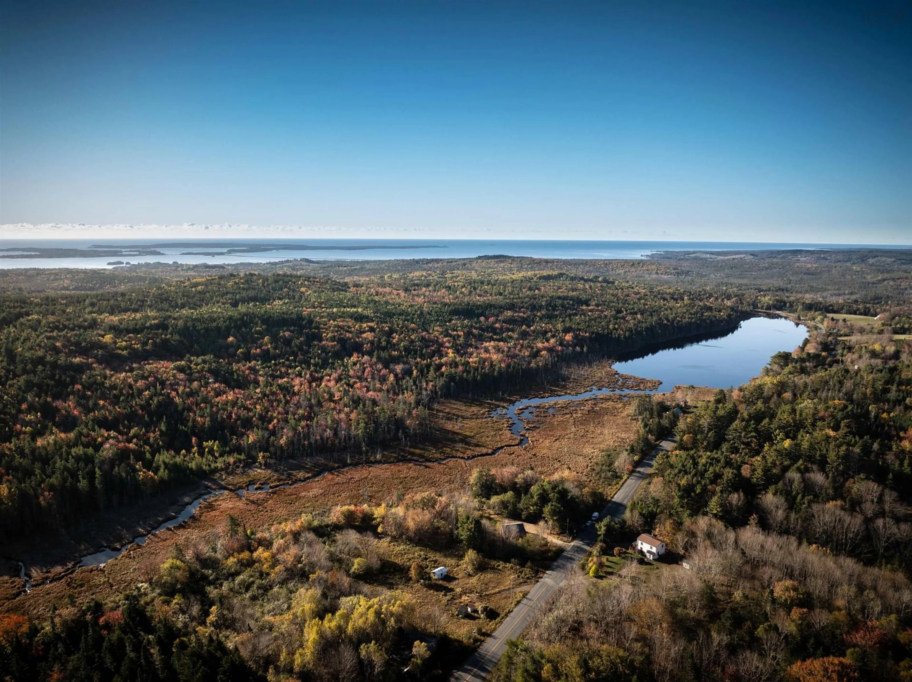 A pic from outside/outdoor area/front of a property/back of a property/a pic from drone, water/lake/river/ocean view for 949 Mount Pleasant Rd, Mount Pleasant Nova Scotia B0R 1G0
