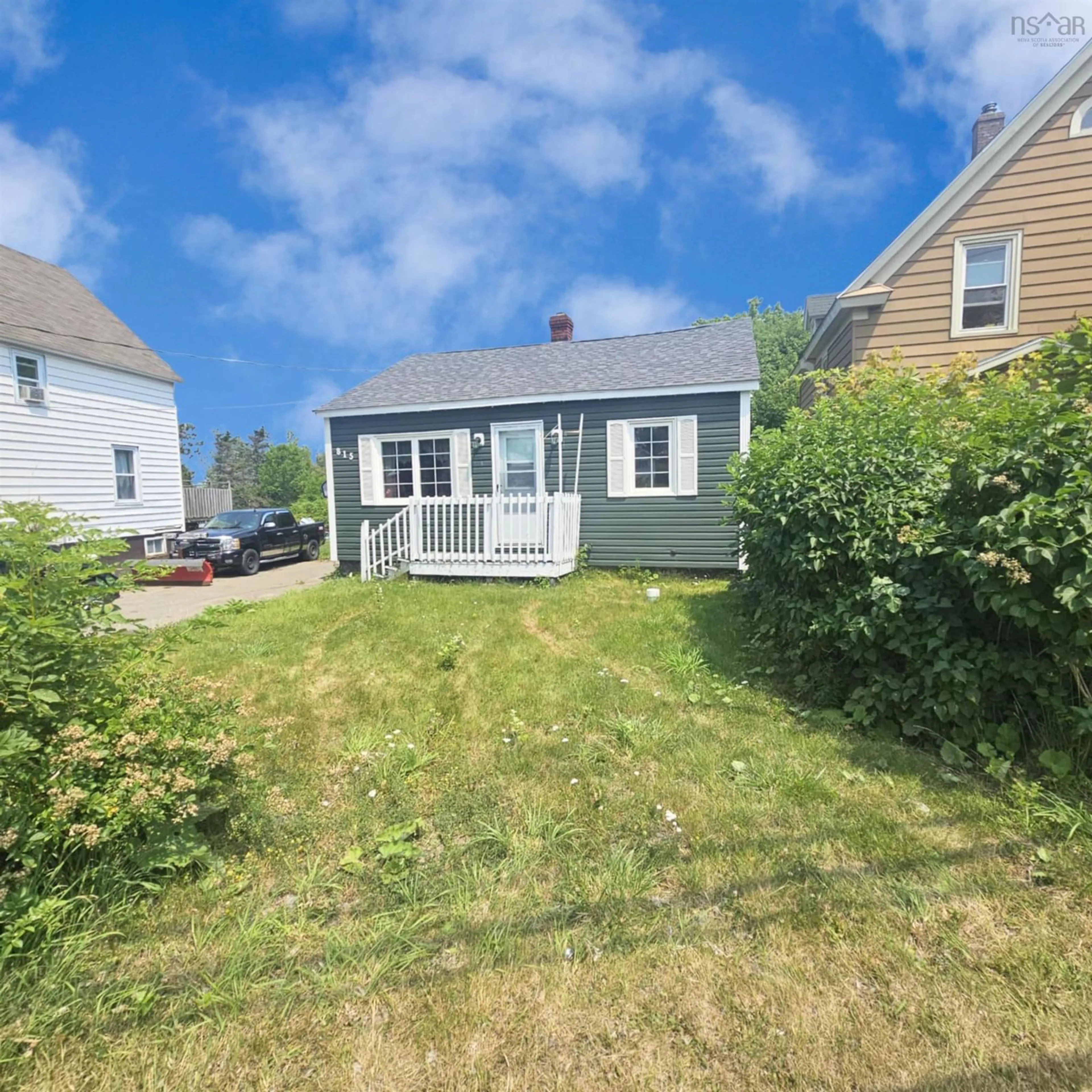 A pic from outside/outdoor area/front of a property/back of a property/a pic from drone, street for 815 Upper Prince St, Sydney Nova Scotia B1P 5N4