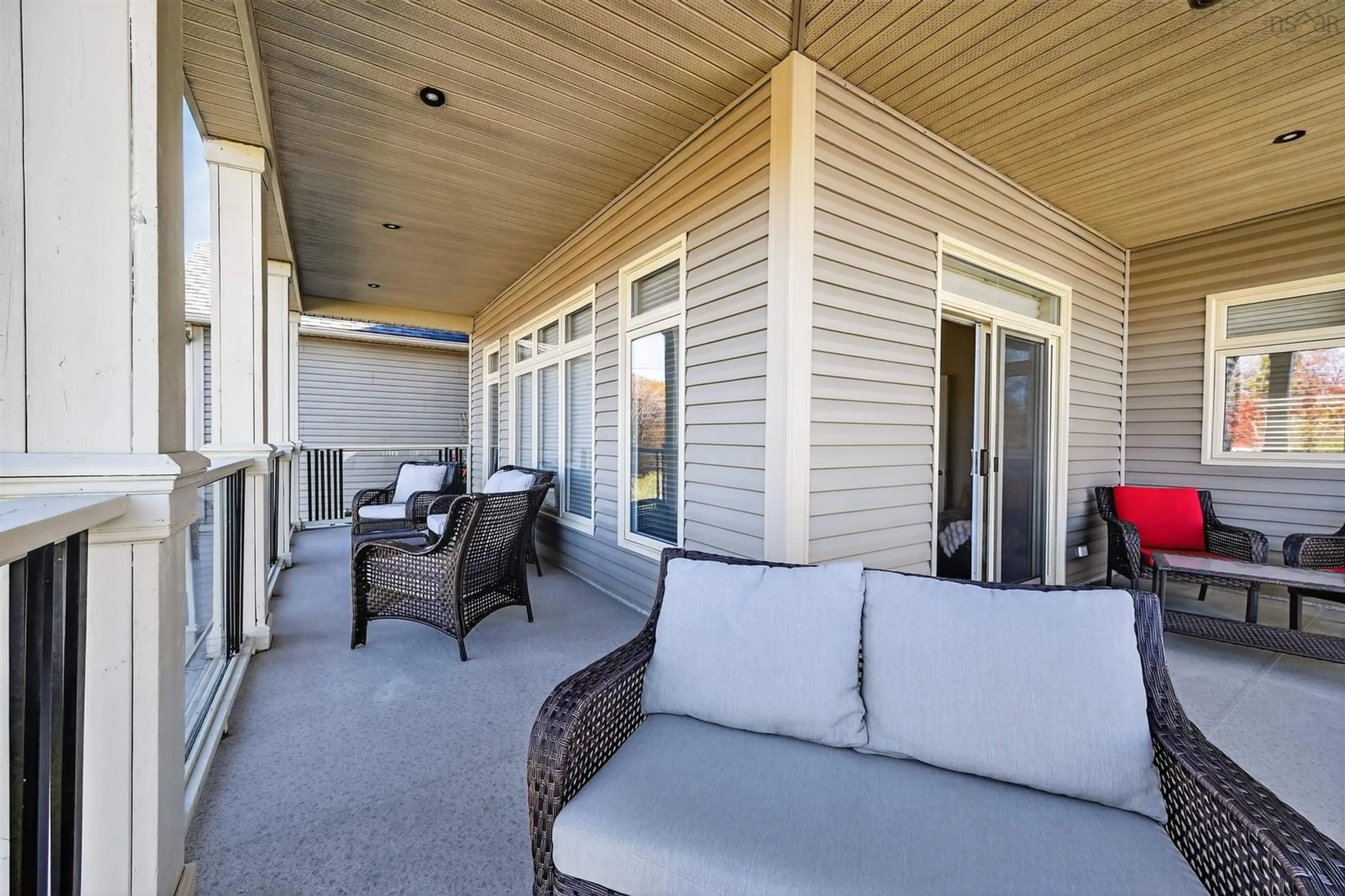 Patio, water/lake/river/ocean view for 42 Canso Dr, Sydney Nova Scotia B1P 7E5