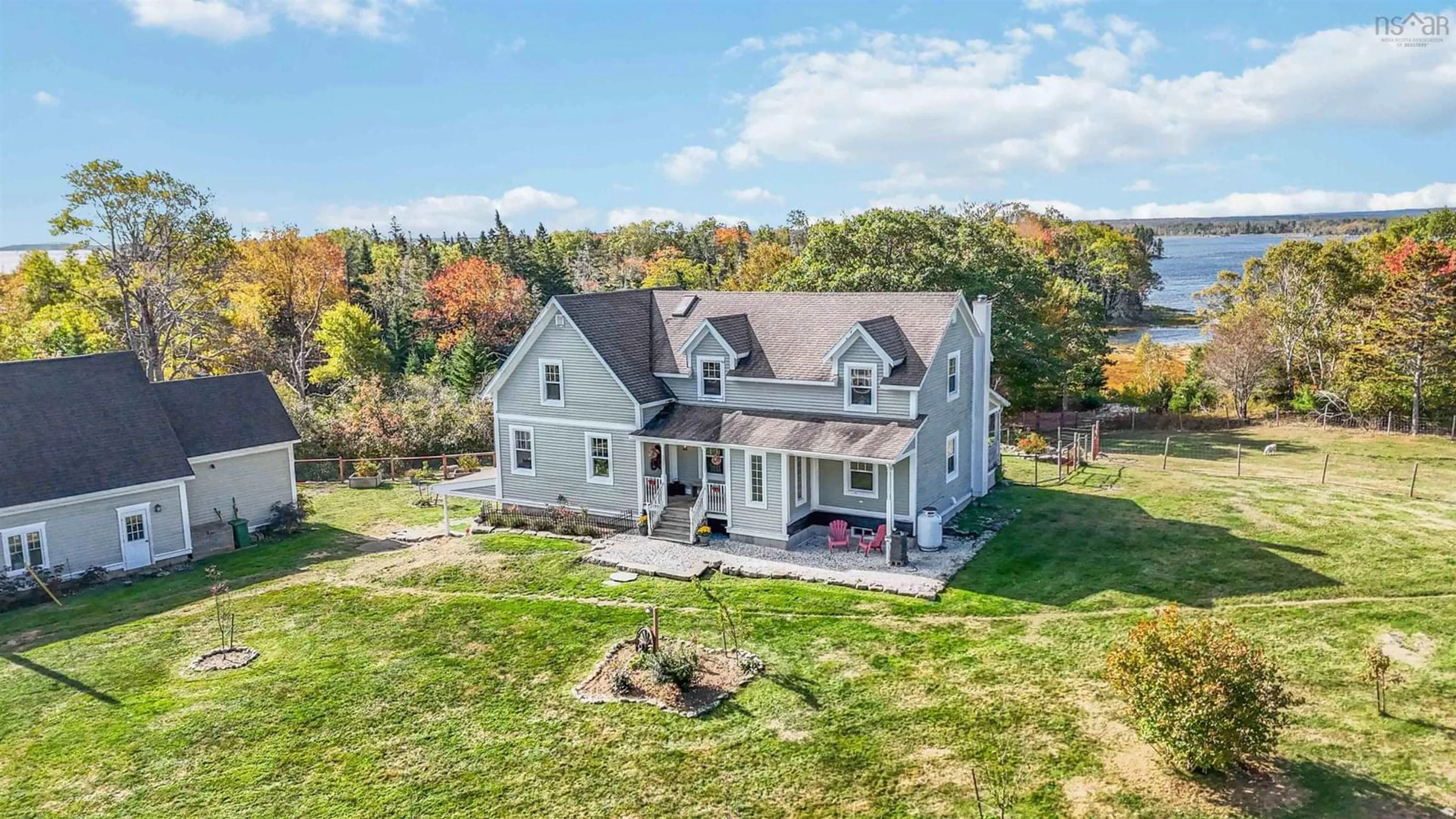 A pic from outside/outdoor area/front of a property/back of a property/a pic from drone, unknown for 8981 Highway 331, Voglers Cove Nova Scotia B0J 2H0