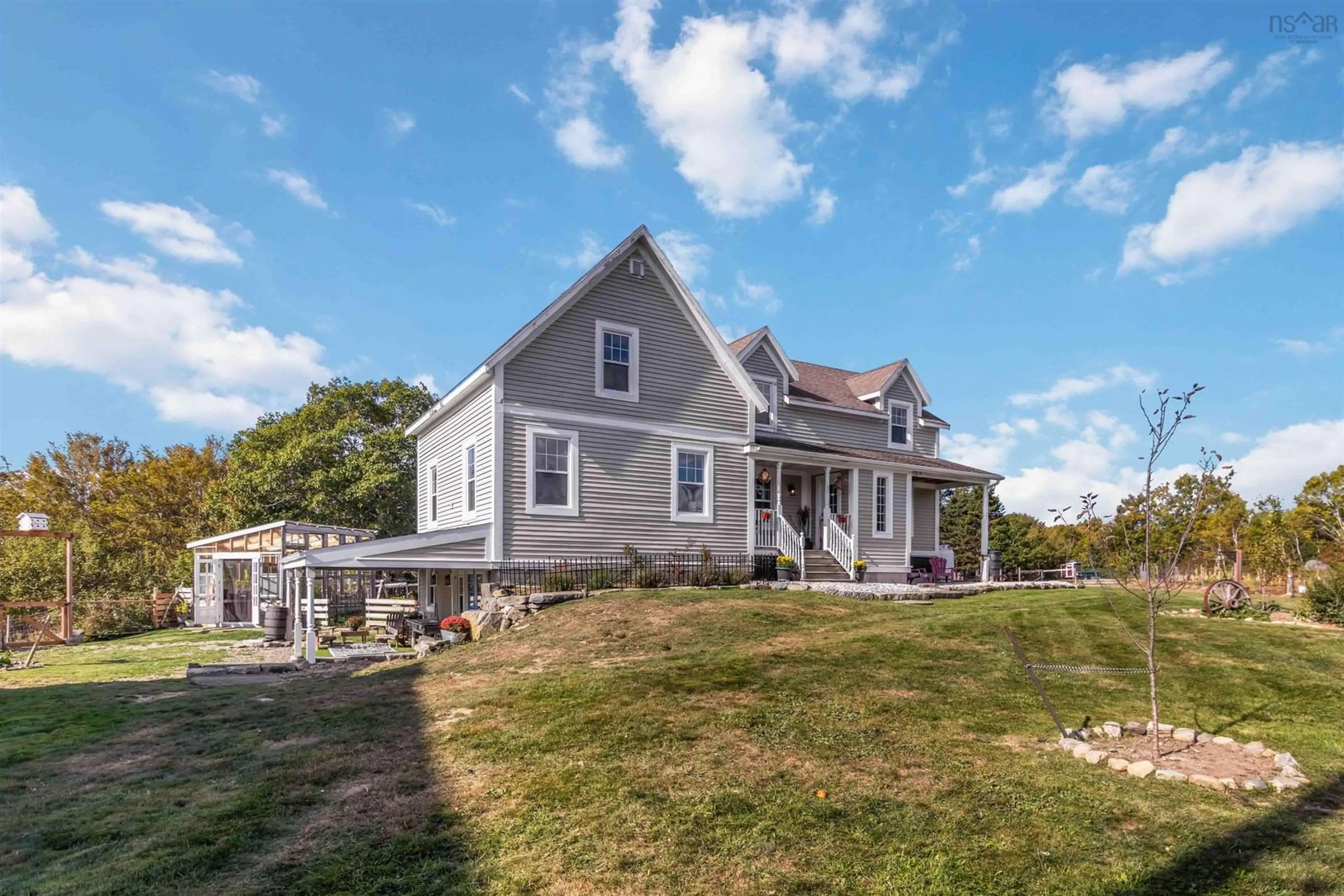 A pic from outside/outdoor area/front of a property/back of a property/a pic from drone, unknown for 8981 Highway 331, Voglers Cove Nova Scotia B0J 2H0