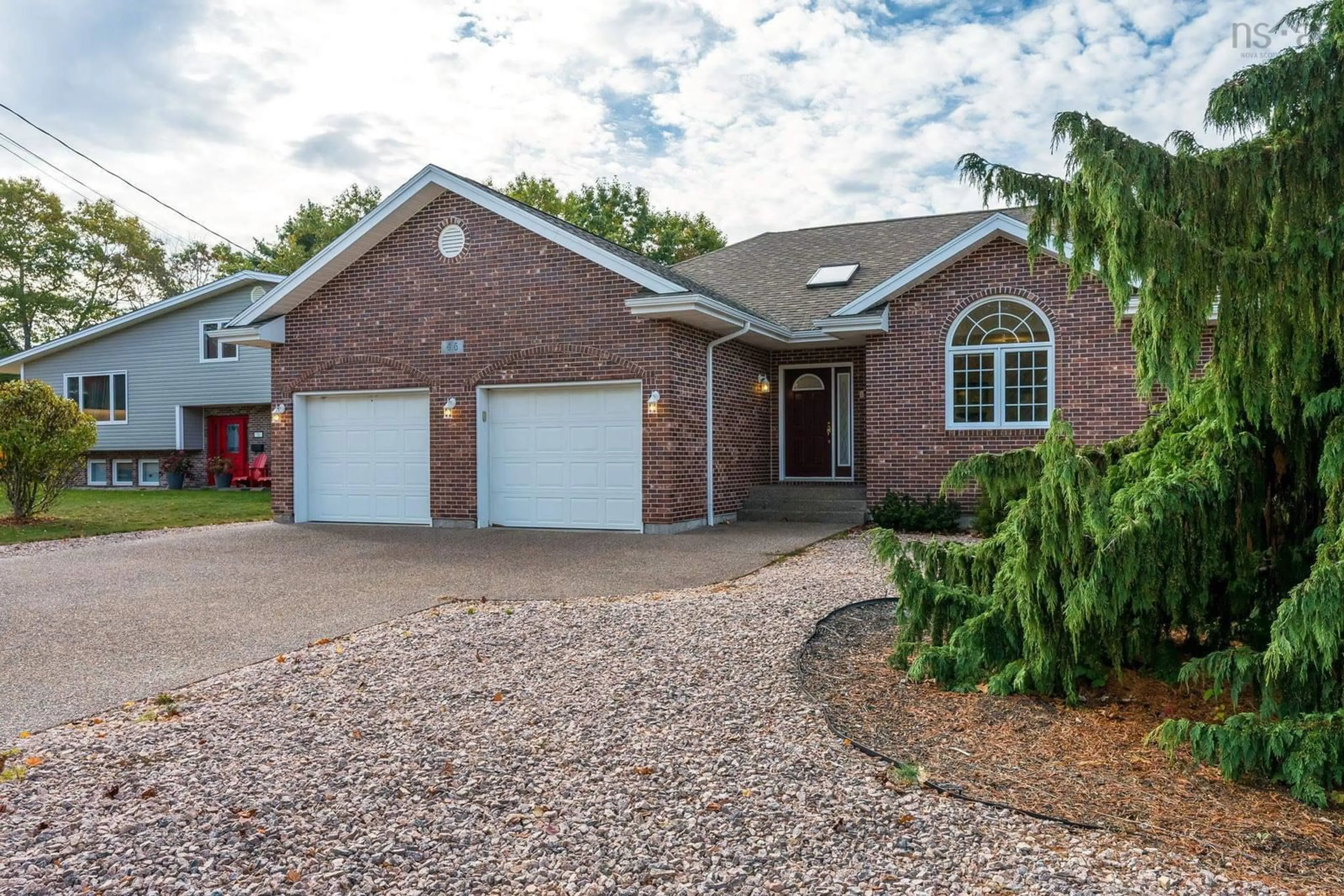 Home with brick exterior material, street for 46 Stoneridge Crt, Bridgewater Nova Scotia B4V 3T9
