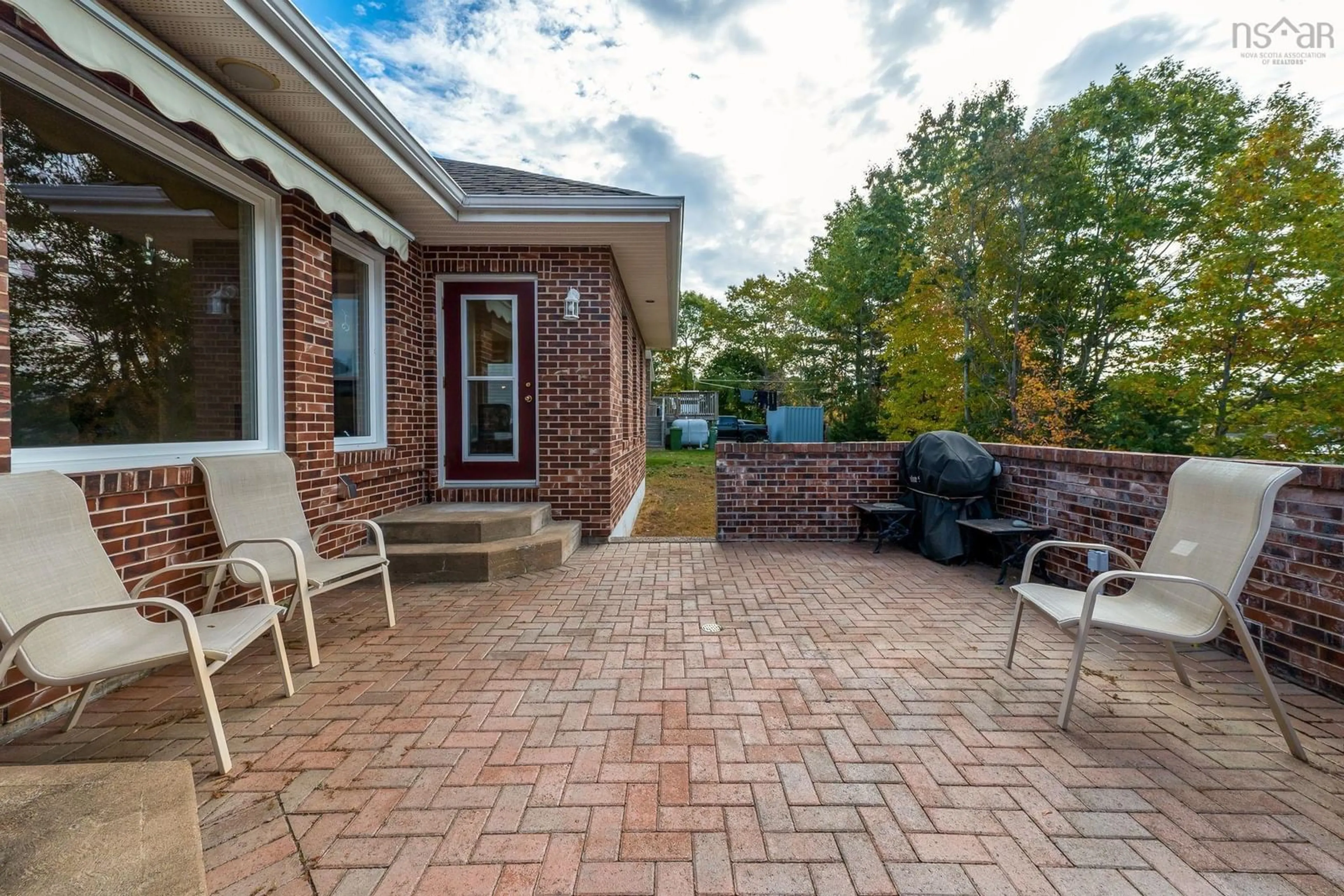 Patio, street for 46 Stoneridge Crt, Bridgewater Nova Scotia B4V 3T9