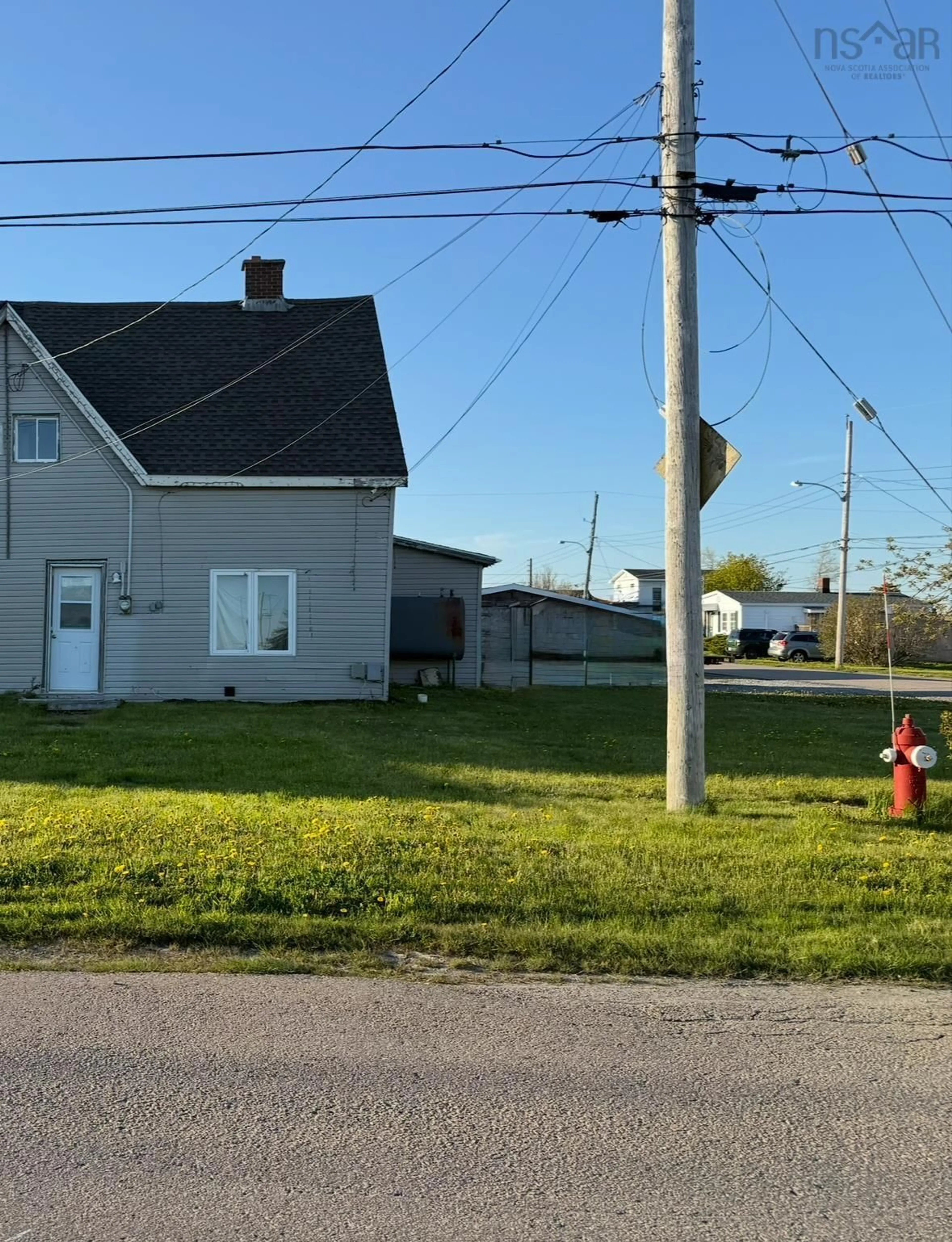 A pic from outside/outdoor area/front of a property/back of a property/a pic from drone, street for 2 International, Glace Bay Nova Scotia B1A 3P7