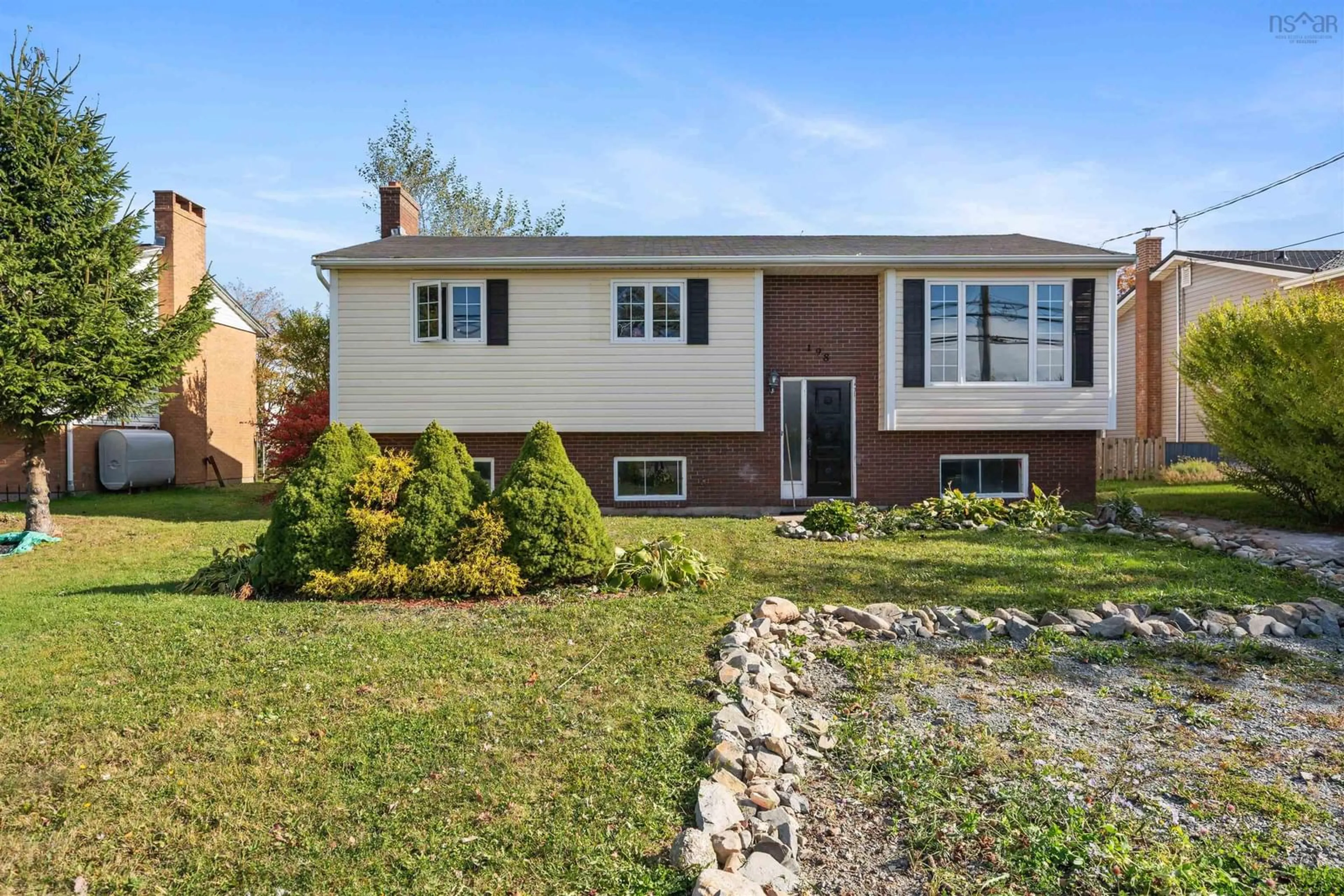 Home with brick exterior material, street for 198 Caldwell Rd, Dartmouth Nova Scotia B2V 1V3