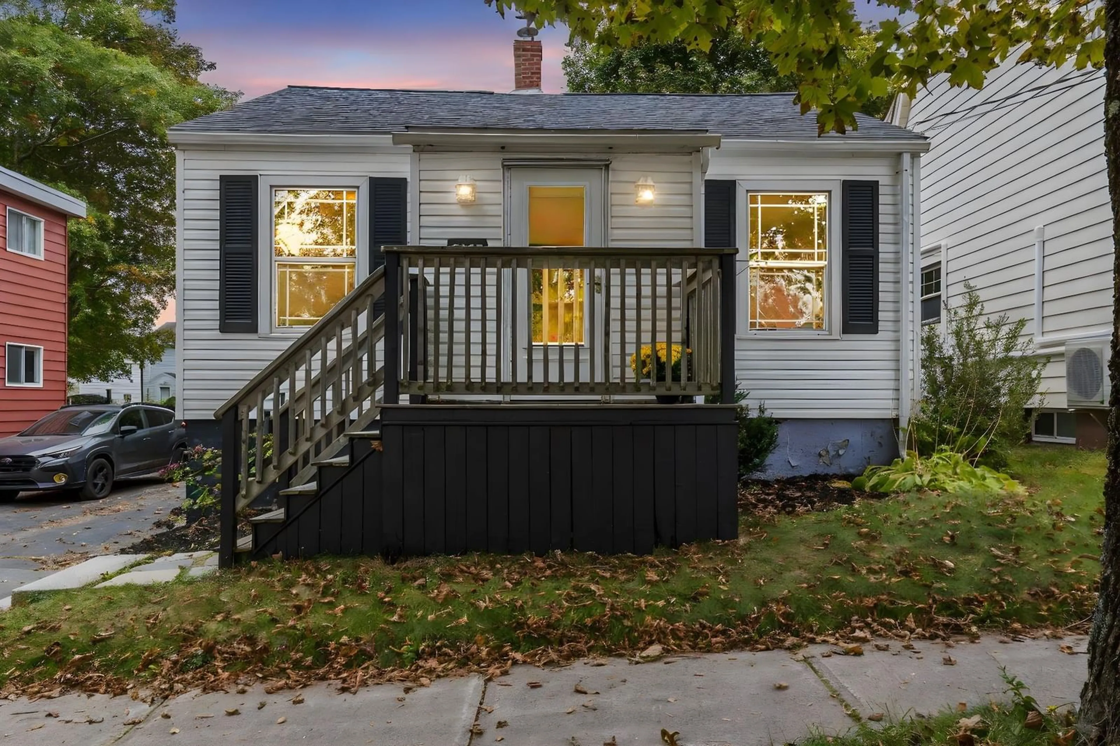 Home with vinyl exterior material, street for 6433 Almon St, Halifax Nova Scotia B3L 1V6