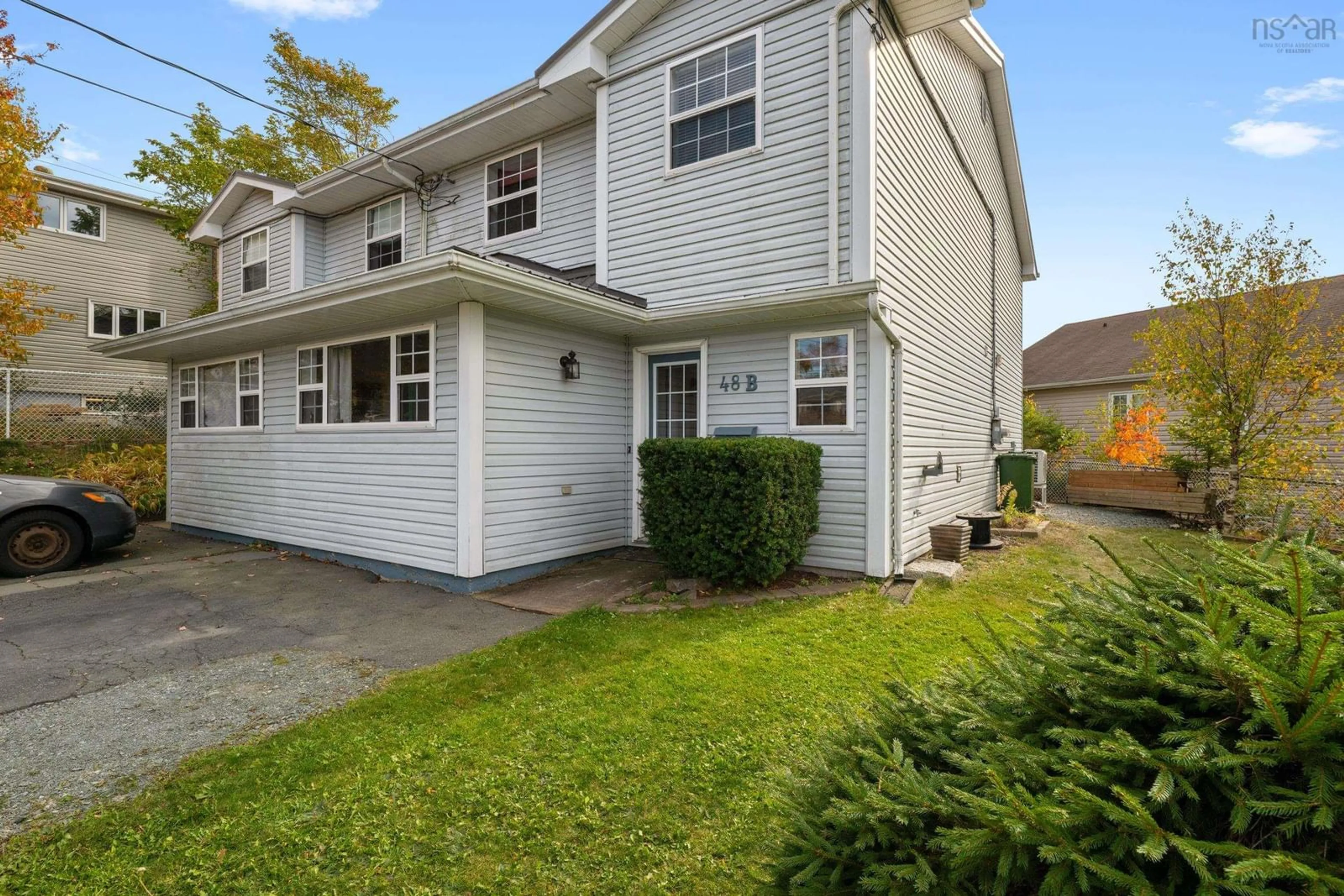 Home with vinyl exterior material, street for 48B Andover, Dartmouth Nova Scotia B2X 2L9
