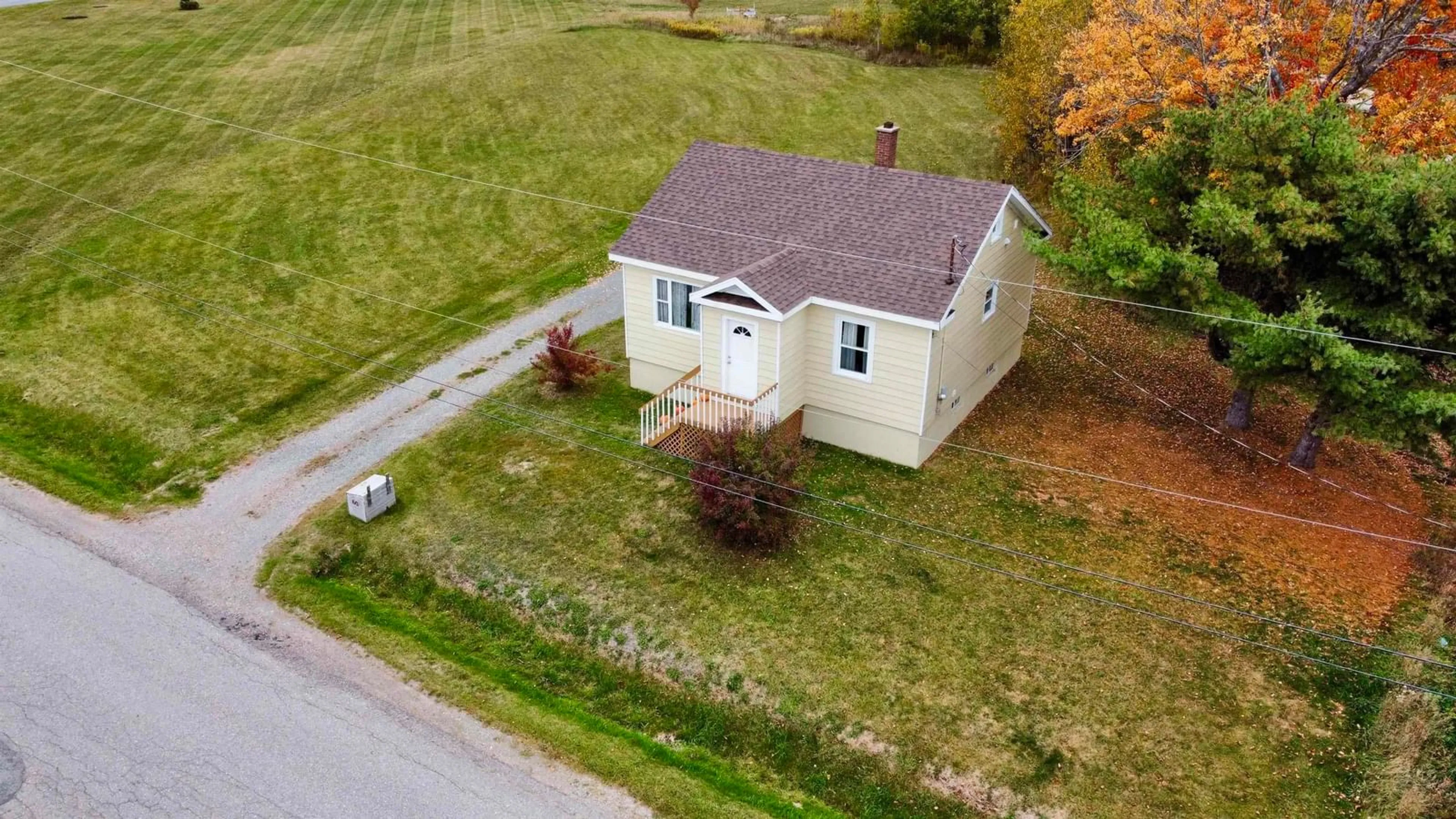 A pic from outside/outdoor area/front of a property/back of a property/a pic from drone, unknown for 60 Crestdale Dr, Sydney Forks Nova Scotia B1L 1A1