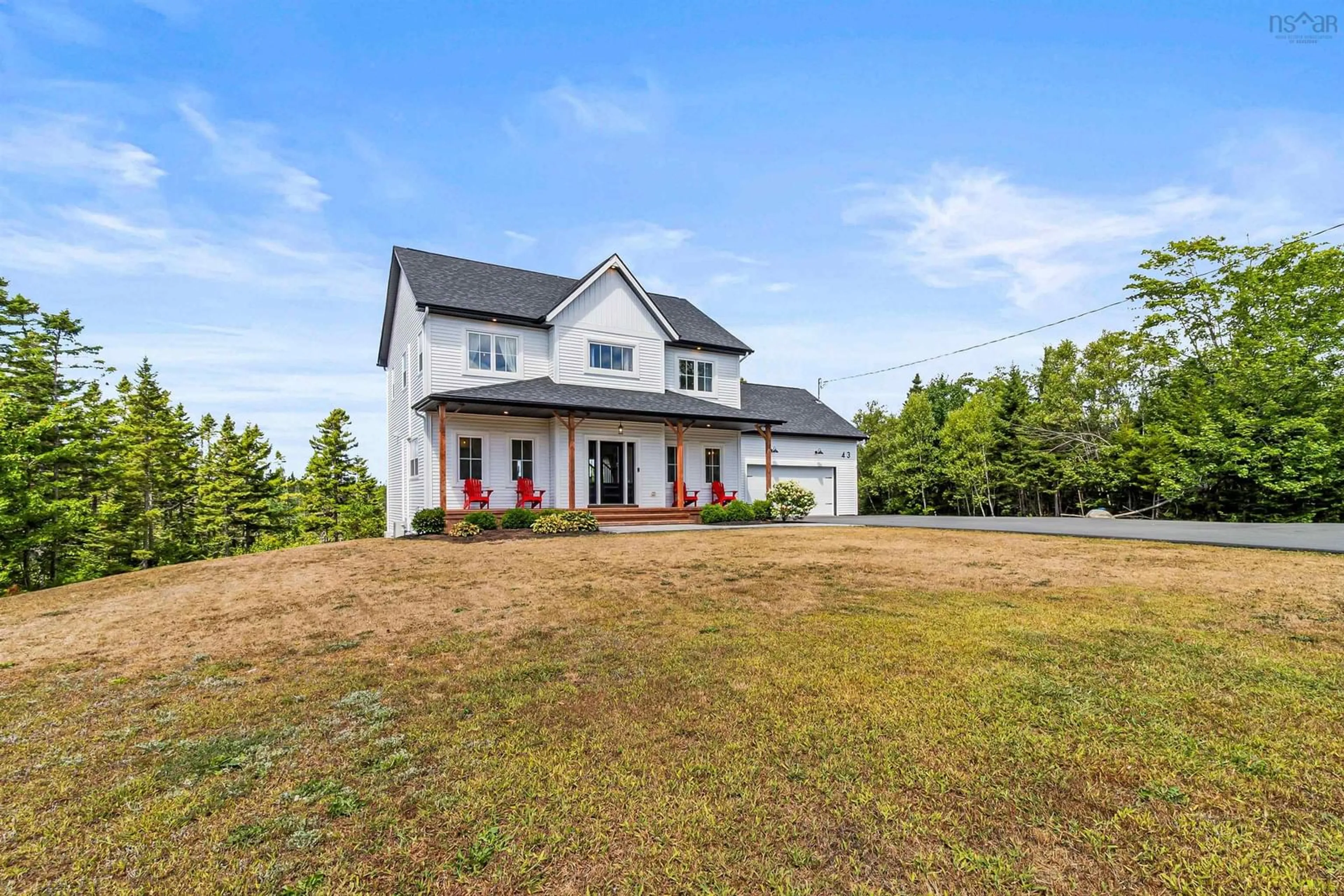 A pic from outside/outdoor area/front of a property/back of a property/a pic from drone, unknown for 43 Turtlehead Lane, Middle Sackville Nova Scotia B4E 0P2