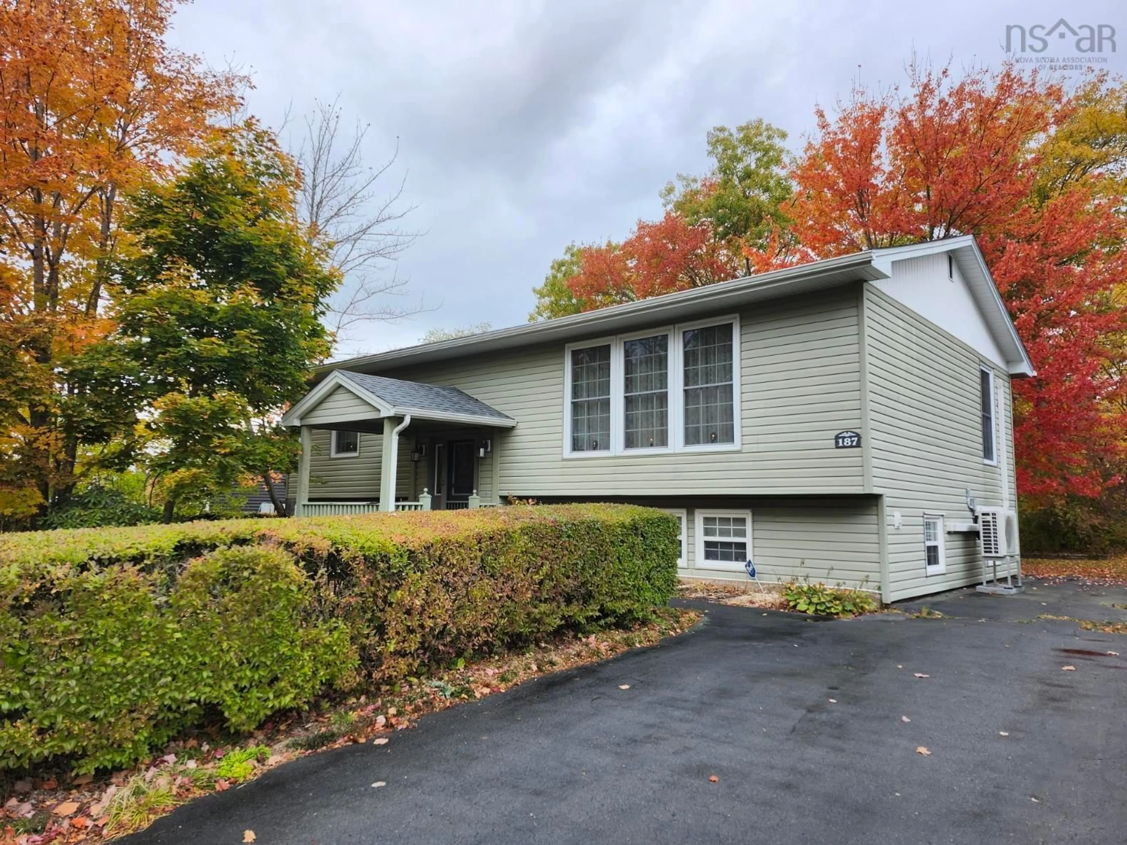 Home with vinyl exterior material, street for 187 Stokil Dr, Lower Sackville Nova Scotia B4C 3C2