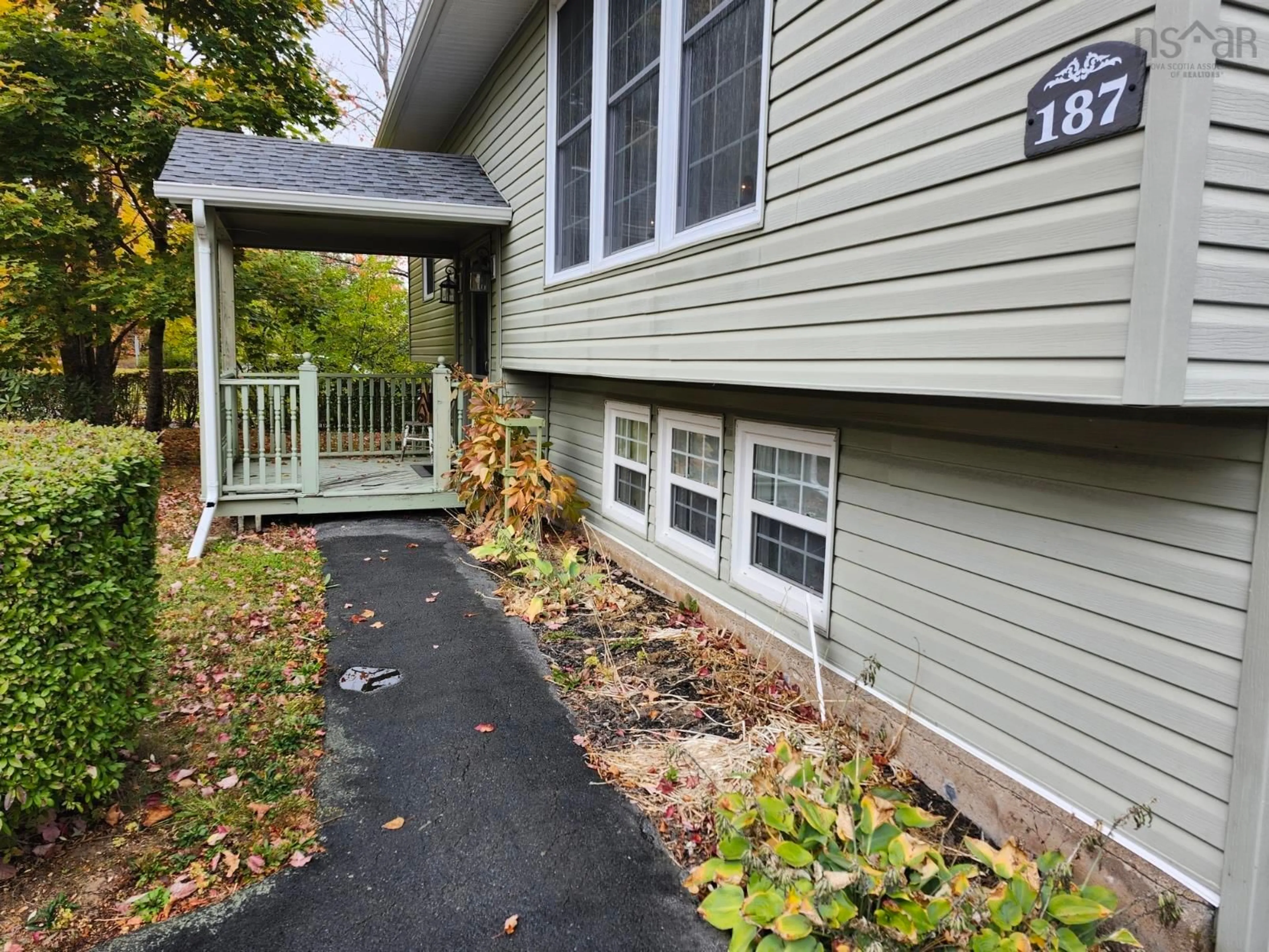 Home with vinyl exterior material, street for 187 Stokil Dr, Lower Sackville Nova Scotia B4C 3C2
