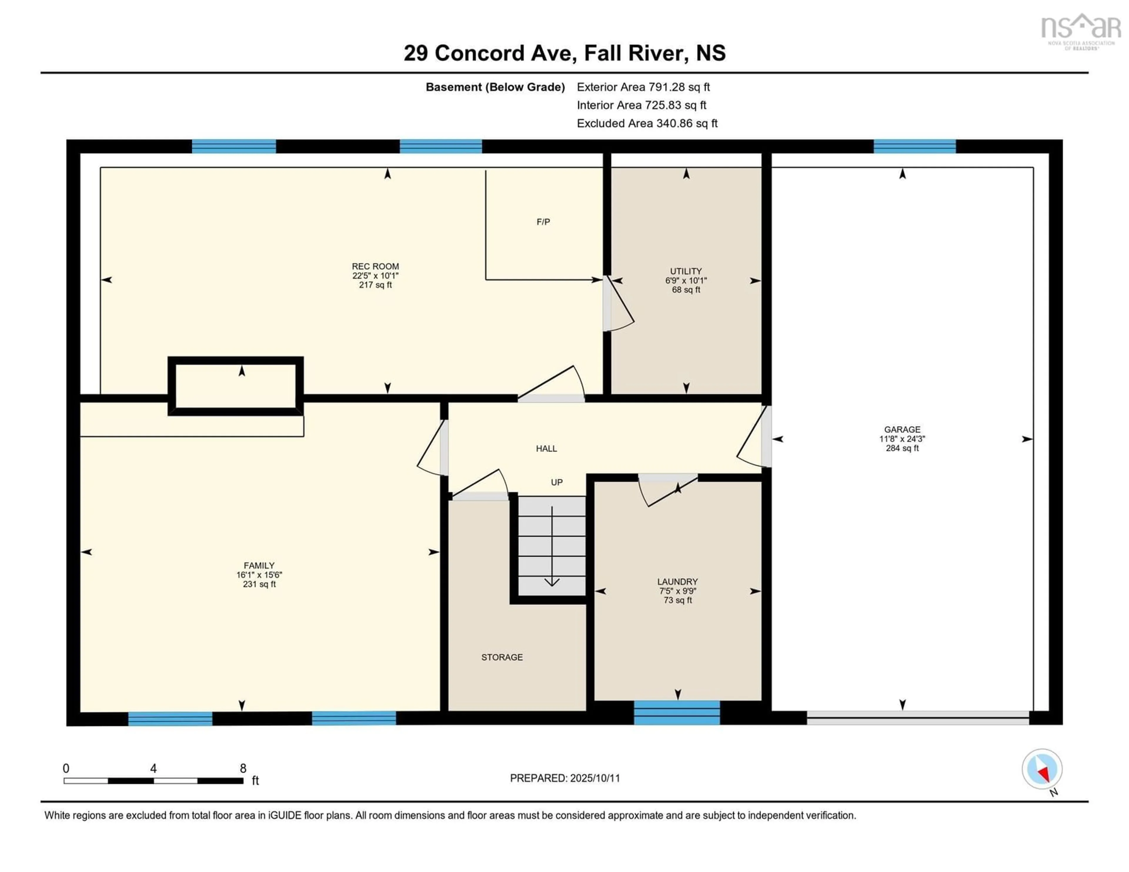 Floor plan for 29 Concord Ave, Fall River Nova Scotia B2T 1E7