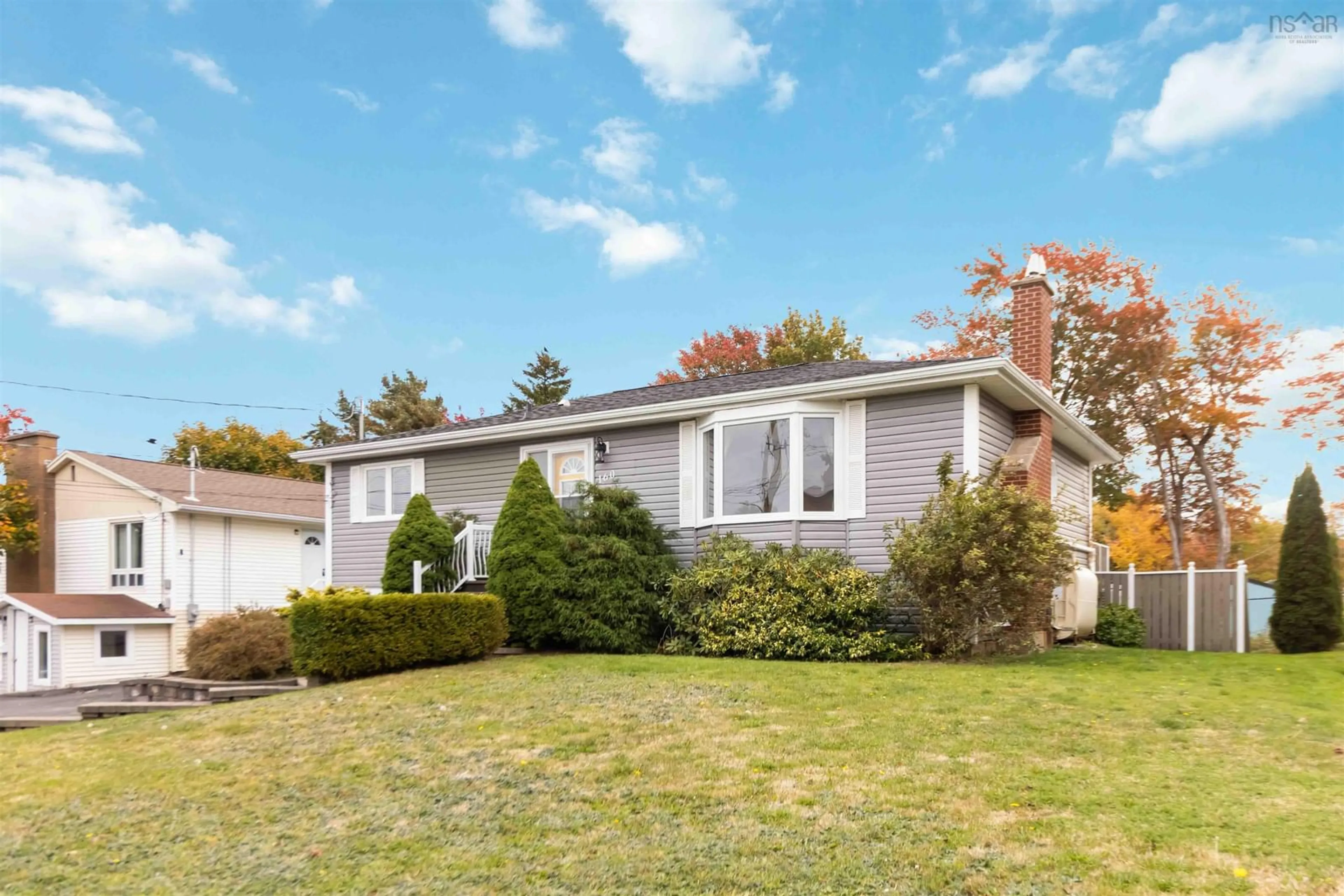 Home with vinyl exterior material, street for 160 Rosedale Ave, Halifax Nova Scotia B3N 2K1