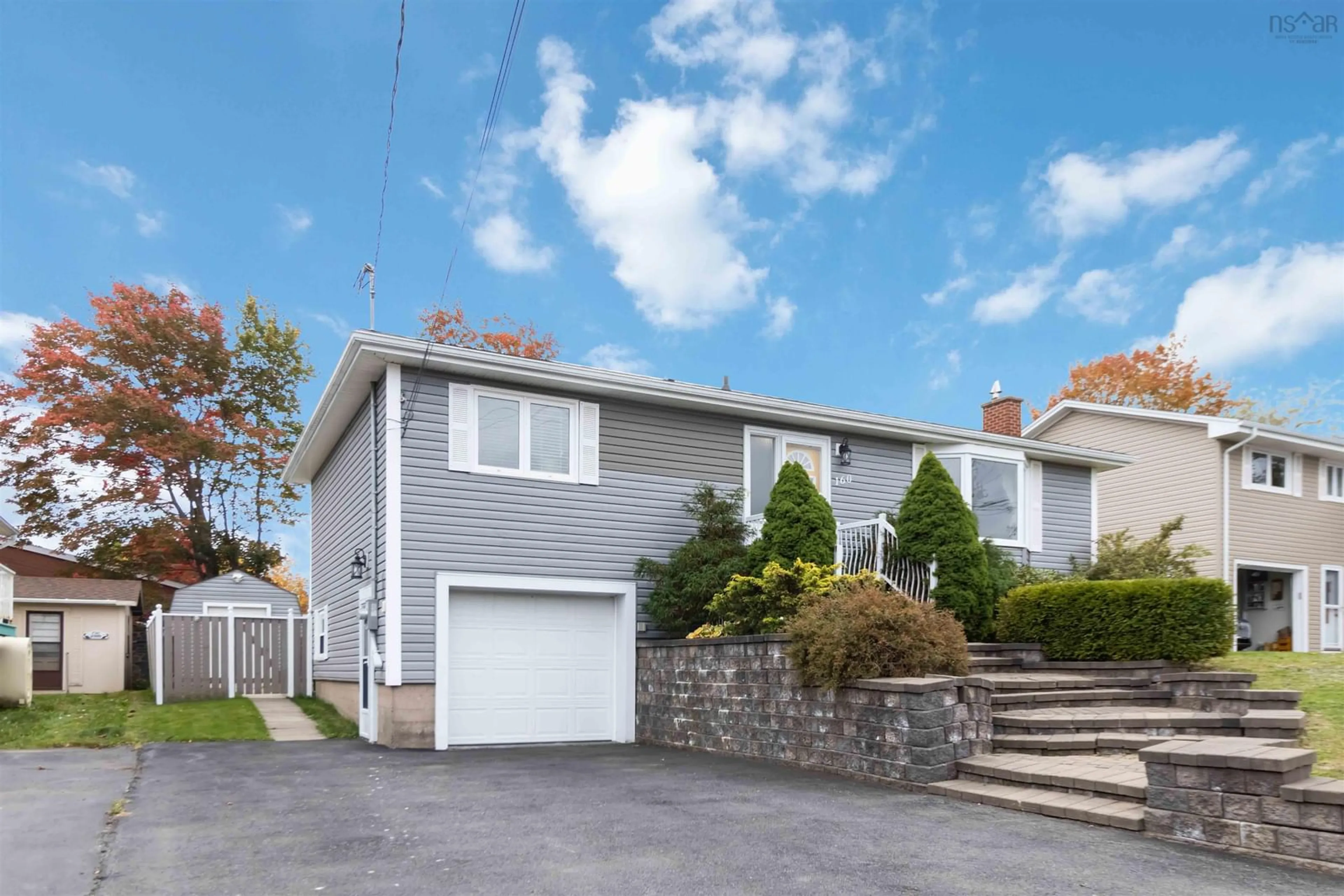 Home with vinyl exterior material, street for 160 Rosedale Ave, Halifax Nova Scotia B3N 2K1
