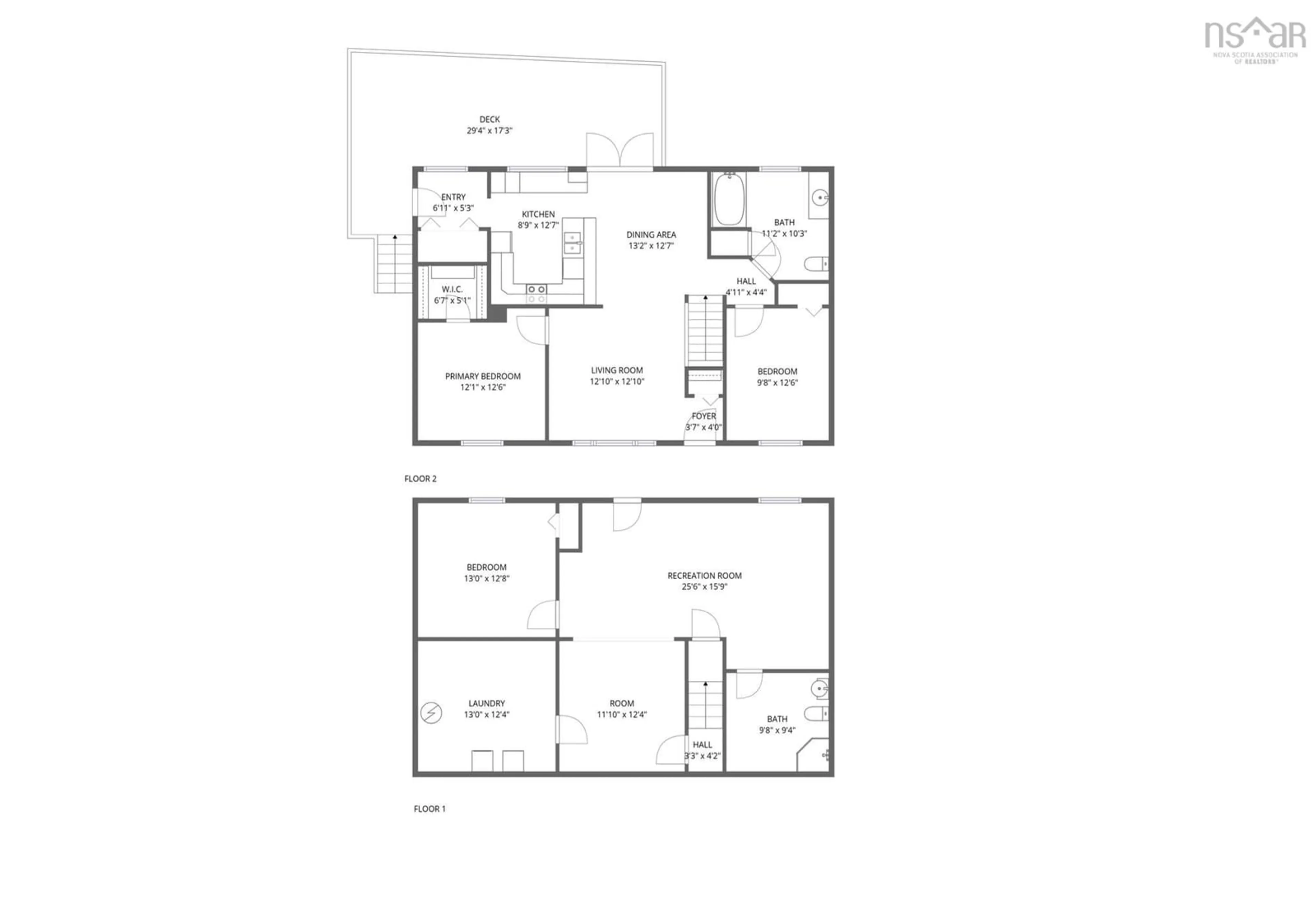 Floor plan for 228 Greenhill Rd, Alma Nova Scotia B0K 2A0