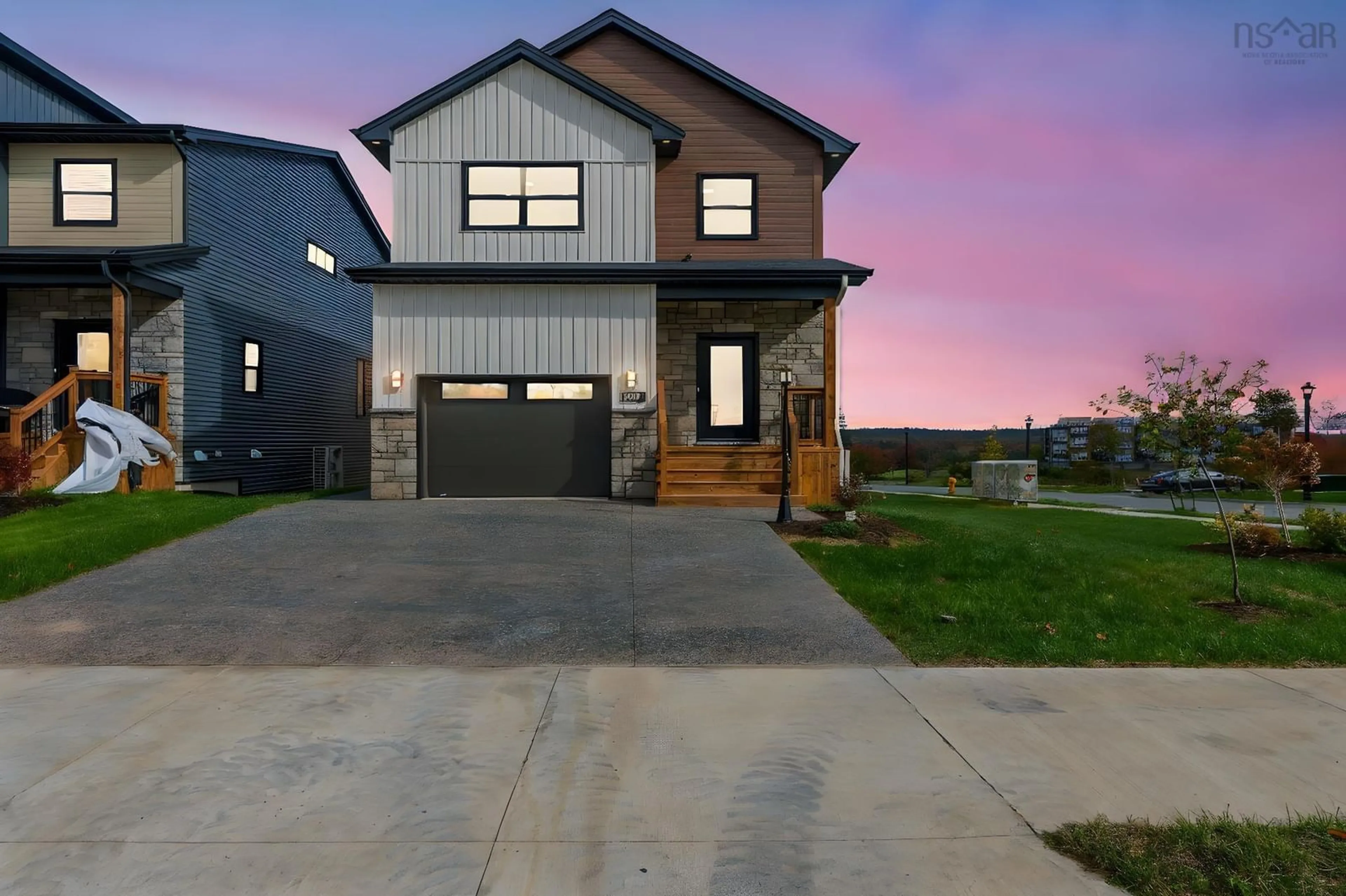 Home with vinyl exterior material, street for 159 Brunello Blvd #LOT 9-14, Timberlea Nova Scotia B3T 0J3