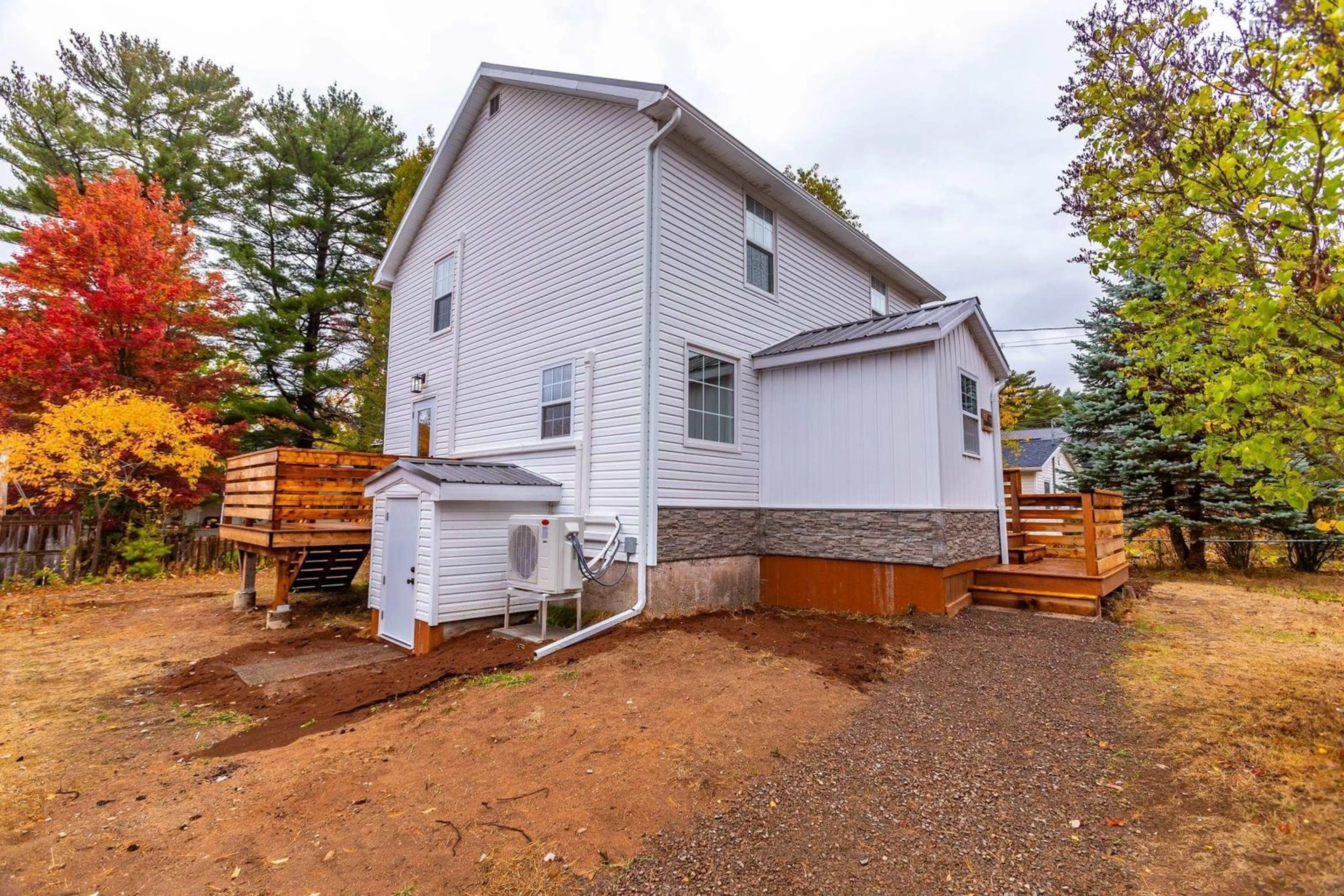 Home with vinyl exterior material, street for 637 Aldred Dr, Greenwood Nova Scotia B0P 1R0