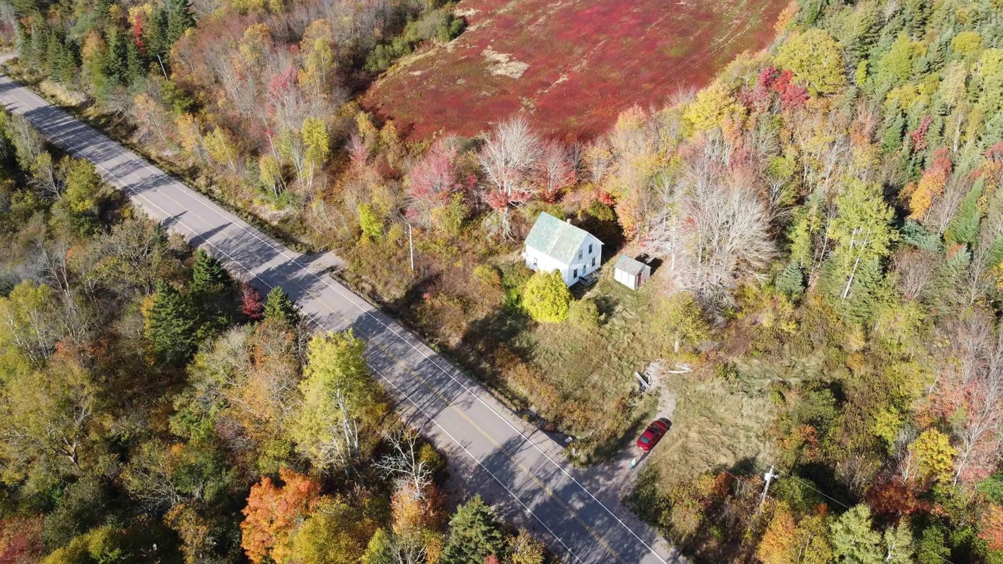 A pic from outside/outdoor area/front of a property/back of a property/a pic from drone, street for 414 Sherbrooke Rd, East River St. Marys Nova Scotia B2H 5C8