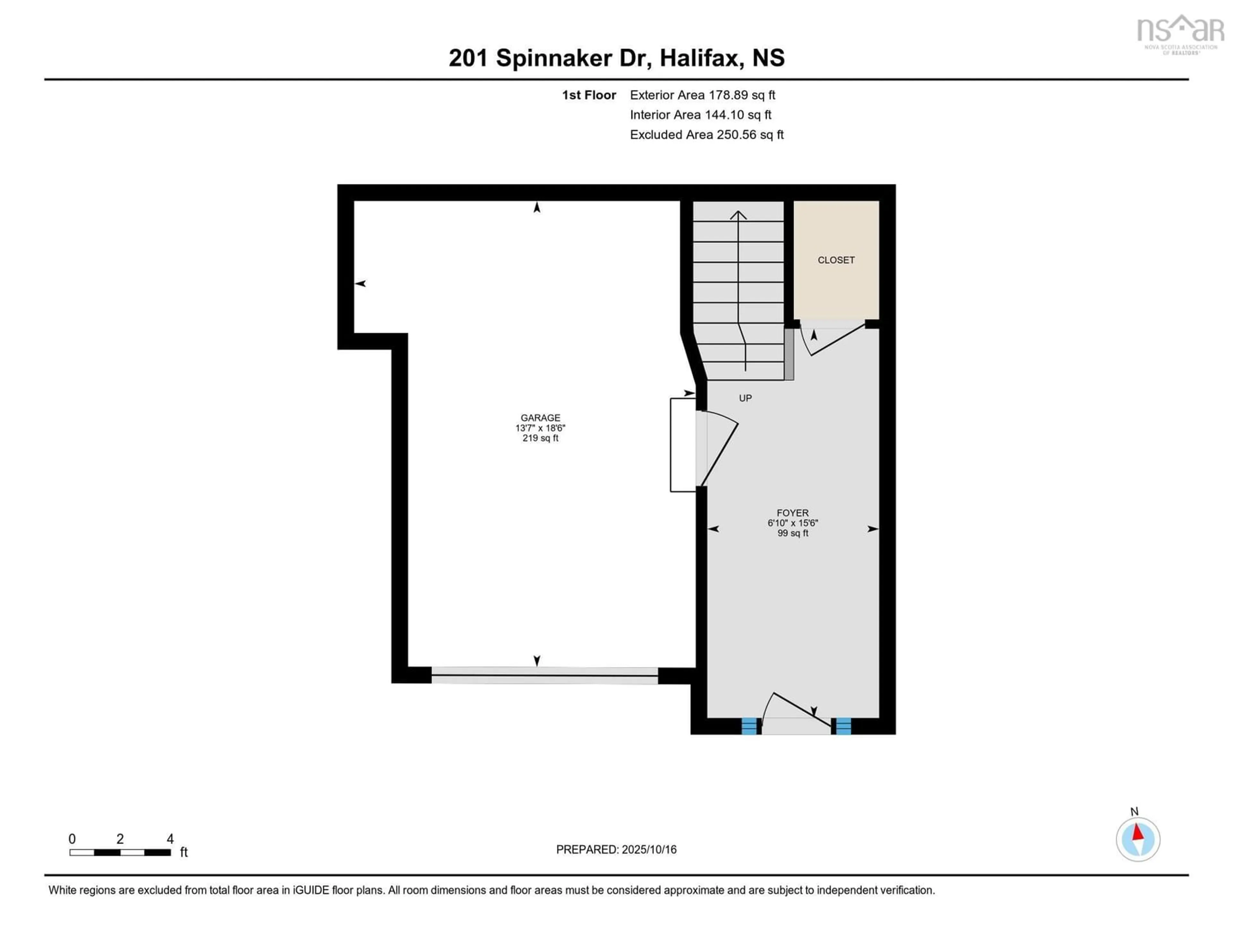 Floor plan for 201 Spinnaker Dr, Halifax Nova Scotia B3N 3C3