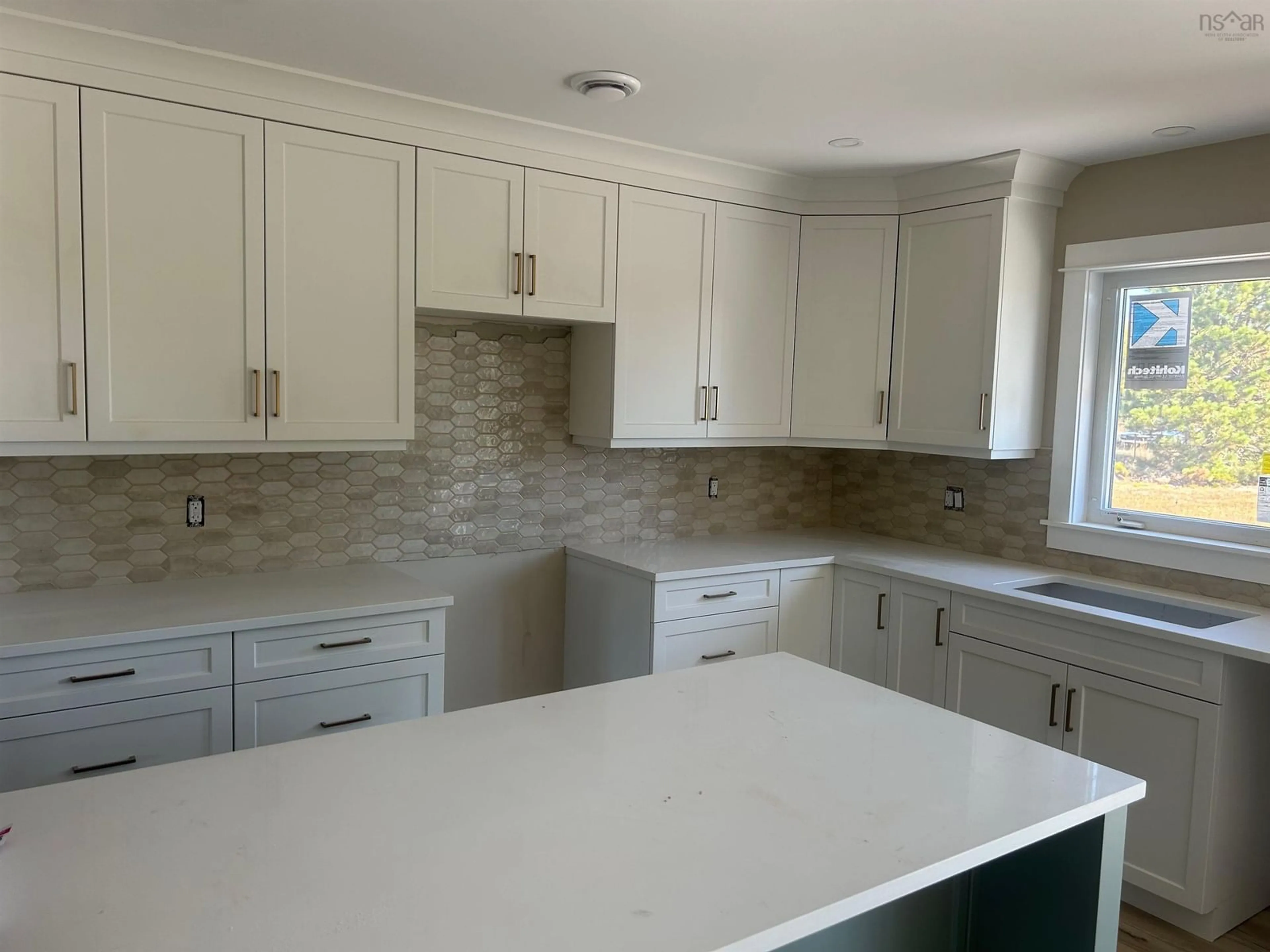 Open concept kitchen, ceramic/tile floor for 1866 Greenwood Dr, Kingston Nova Scotia B0P 1R0
