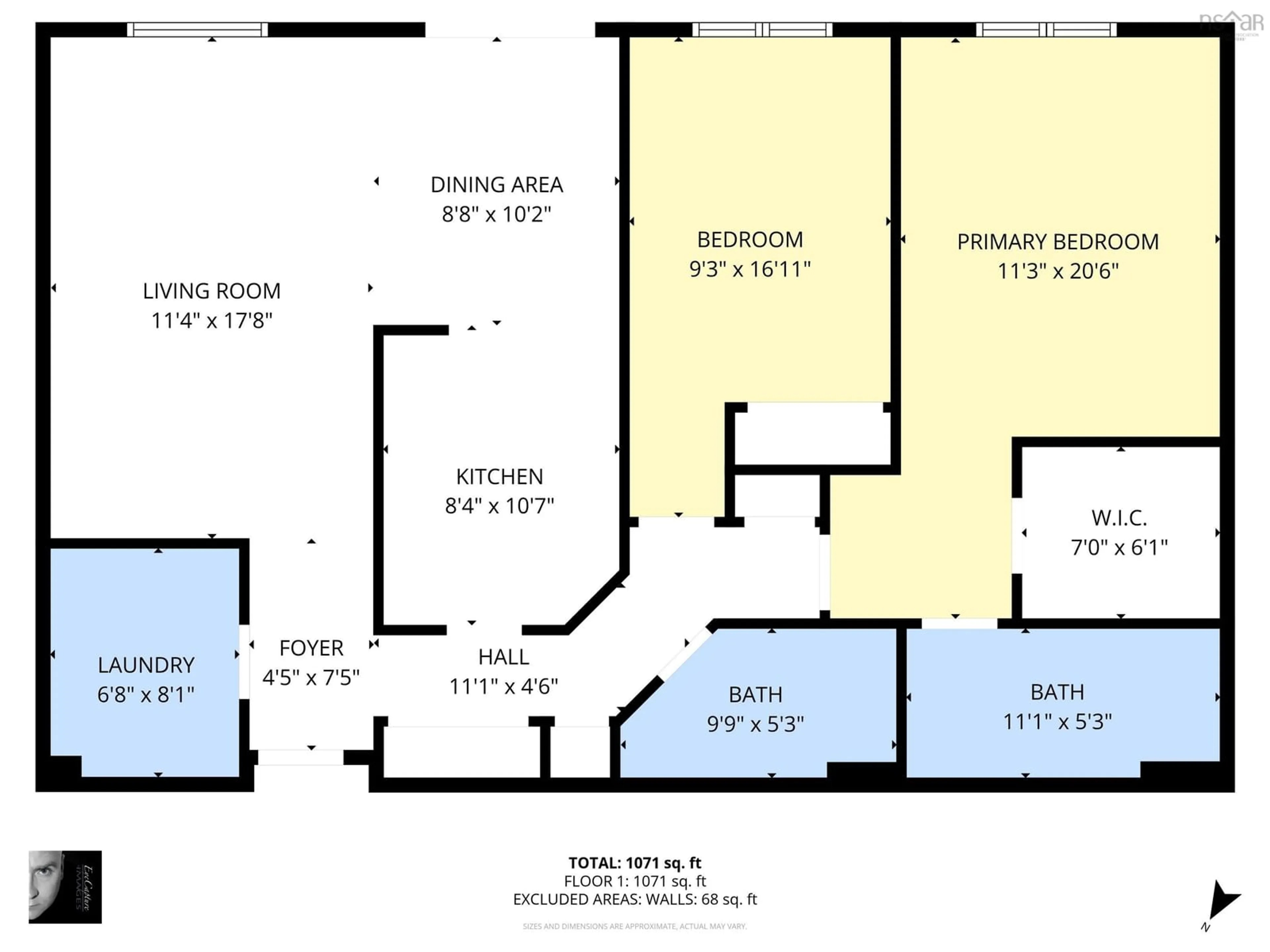 Floor plan for 51 Wimbledon Rd #203, Bedford Nova Scotia B4A 3M7