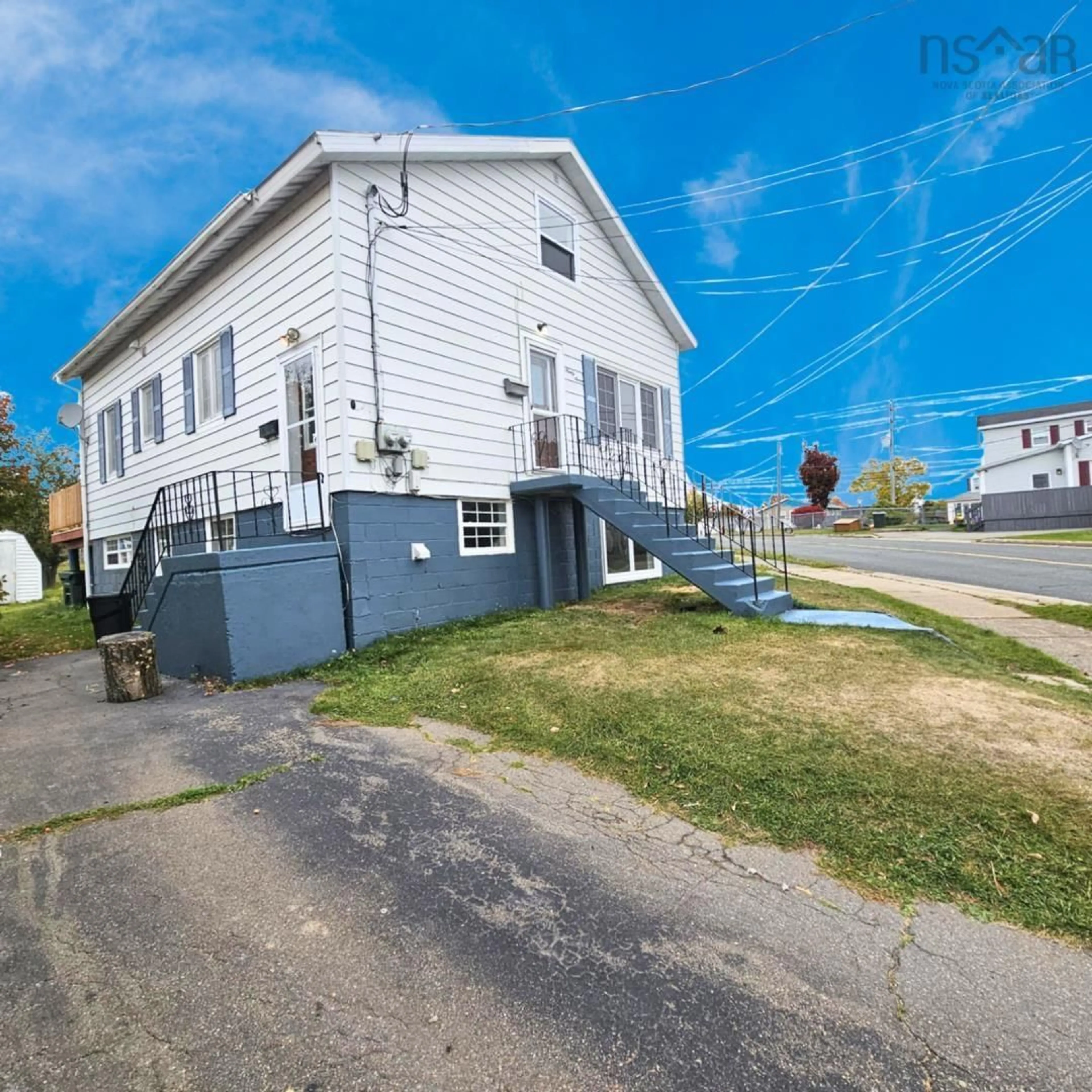 A pic from outside/outdoor area/front of a property/back of a property/a pic from drone, street for 97 Fisher St, Sydney Nova Scotia B1N 1R2