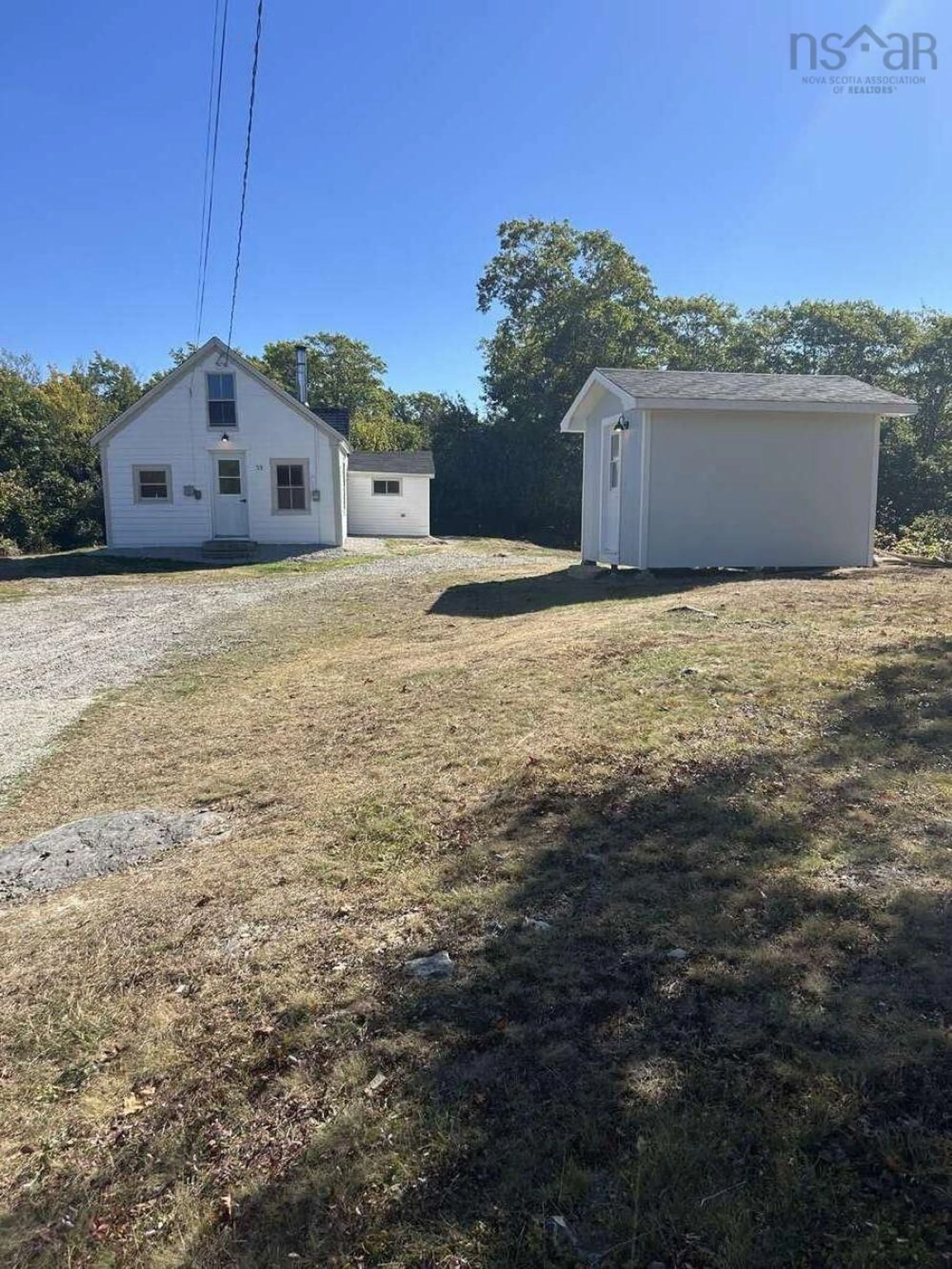 A pic from outside/outdoor area/front of a property/back of a property/a pic from drone, street for 32 Coldstream Rd, East Quinan Nova Scotia B0W 3M0