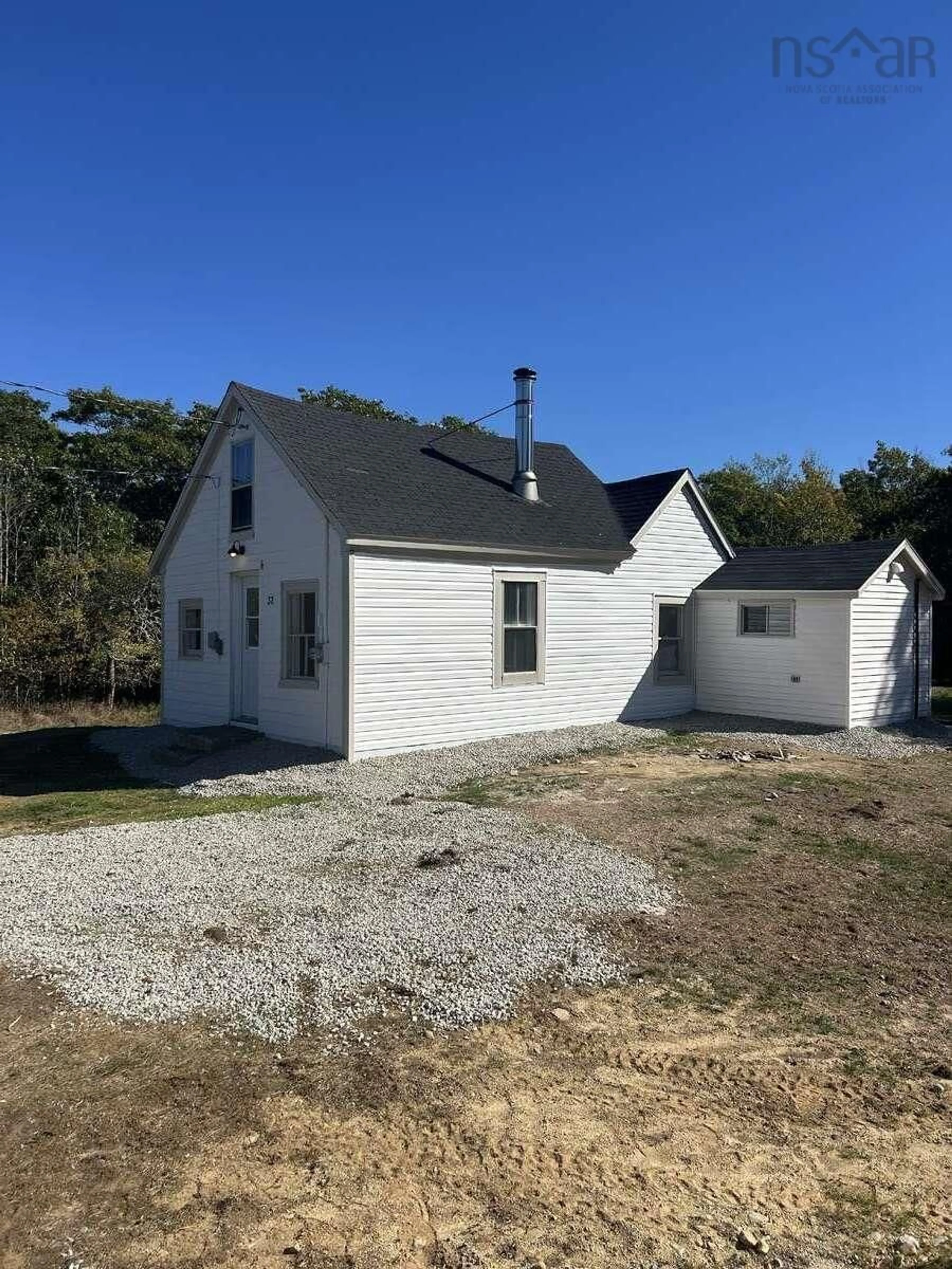 A pic from outside/outdoor area/front of a property/back of a property/a pic from drone, building for 32 Coldstream Rd, East Quinan Nova Scotia B0W 3M0