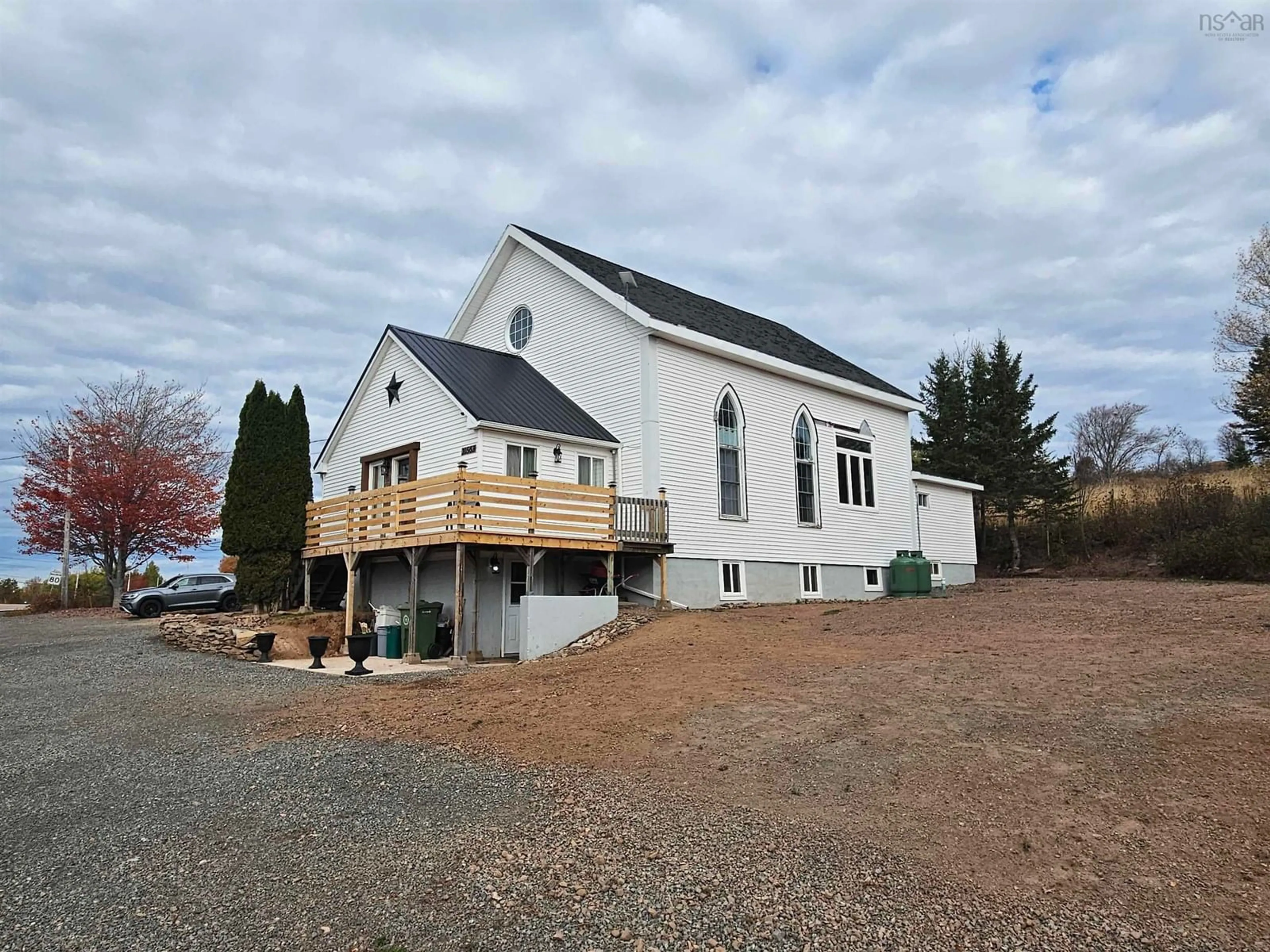 A pic from outside/outdoor area/front of a property/back of a property/a pic from drone, building for 10563 Hwy #2 Hwy, Mapleton Nova Scotia B0M 1W0