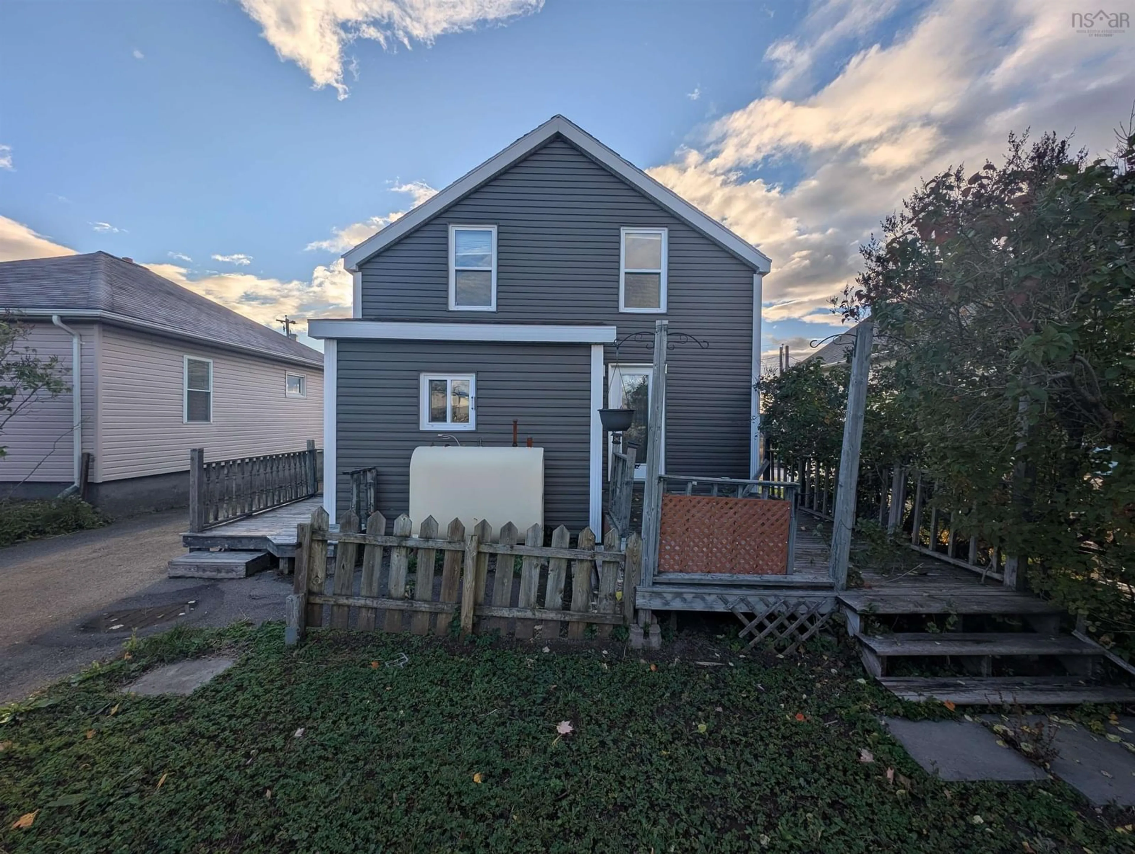A pic from outside/outdoor area/front of a property/back of a property/a pic from drone, street for 55 Willow St, Sydney Nova Scotia B1P 3A2