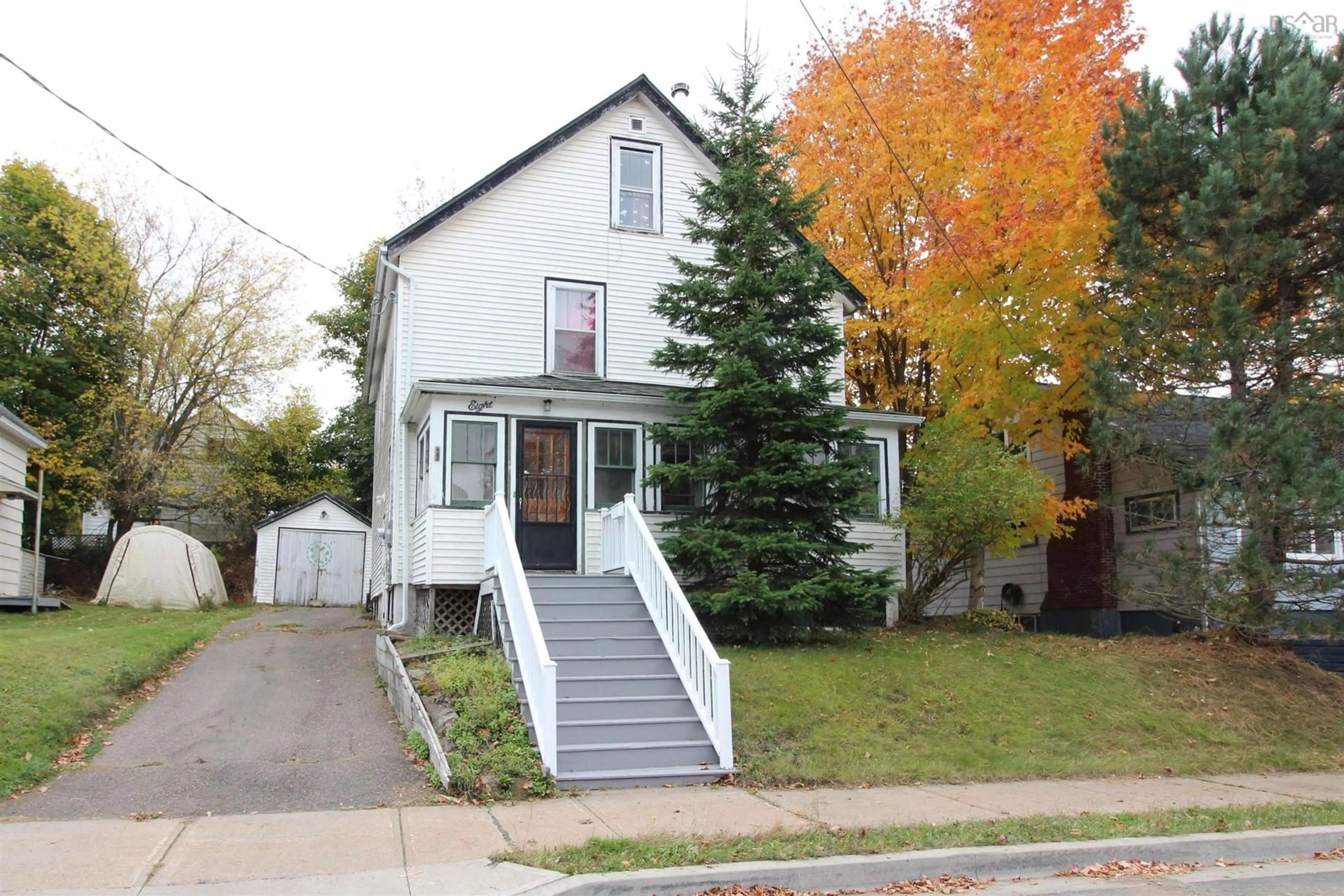 Home with vinyl exterior material, street for 8 Belgrave Terr, Truro Nova Scotia B2N 2G4