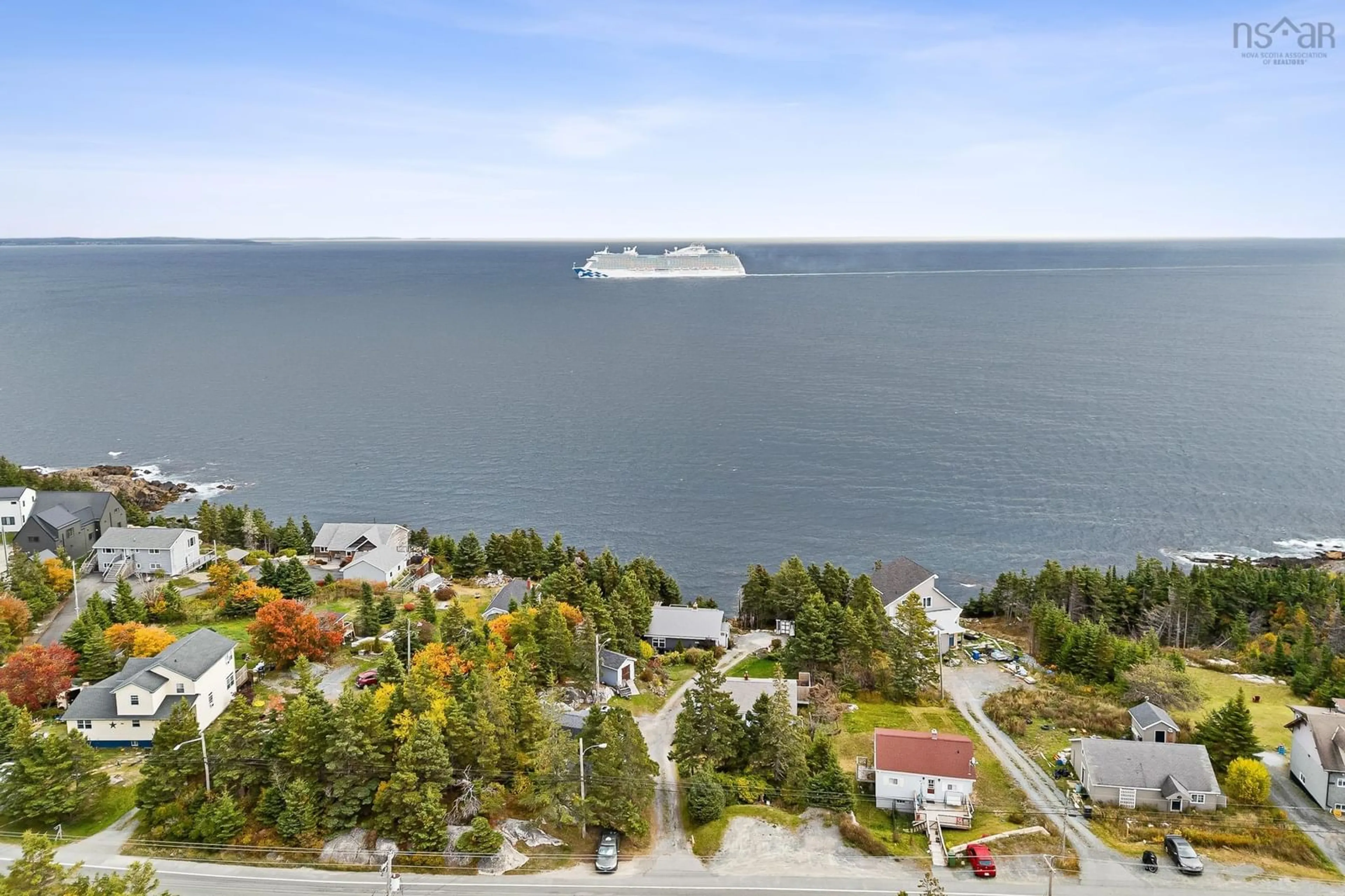 A pic from outside/outdoor area/front of a property/back of a property/a pic from drone, water/lake/river/ocean view for 634 Ketch Harbour Rd, Portuguese Cove Nova Scotia B3V 1K1