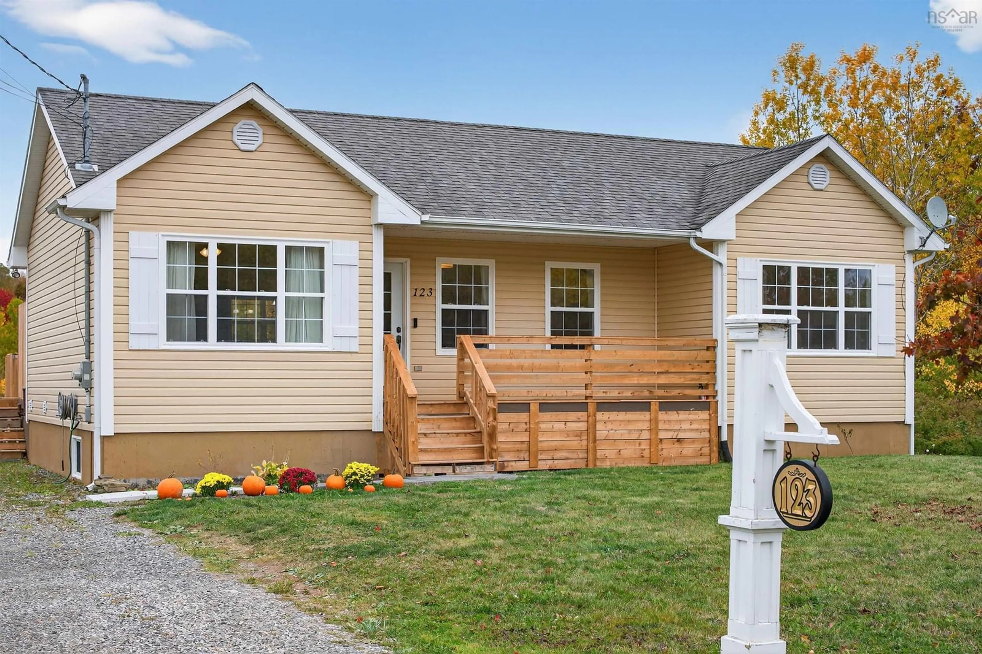 Home with vinyl exterior material, street for 123 Barrington, Sydney Mines Nova Scotia B1V 1R1
