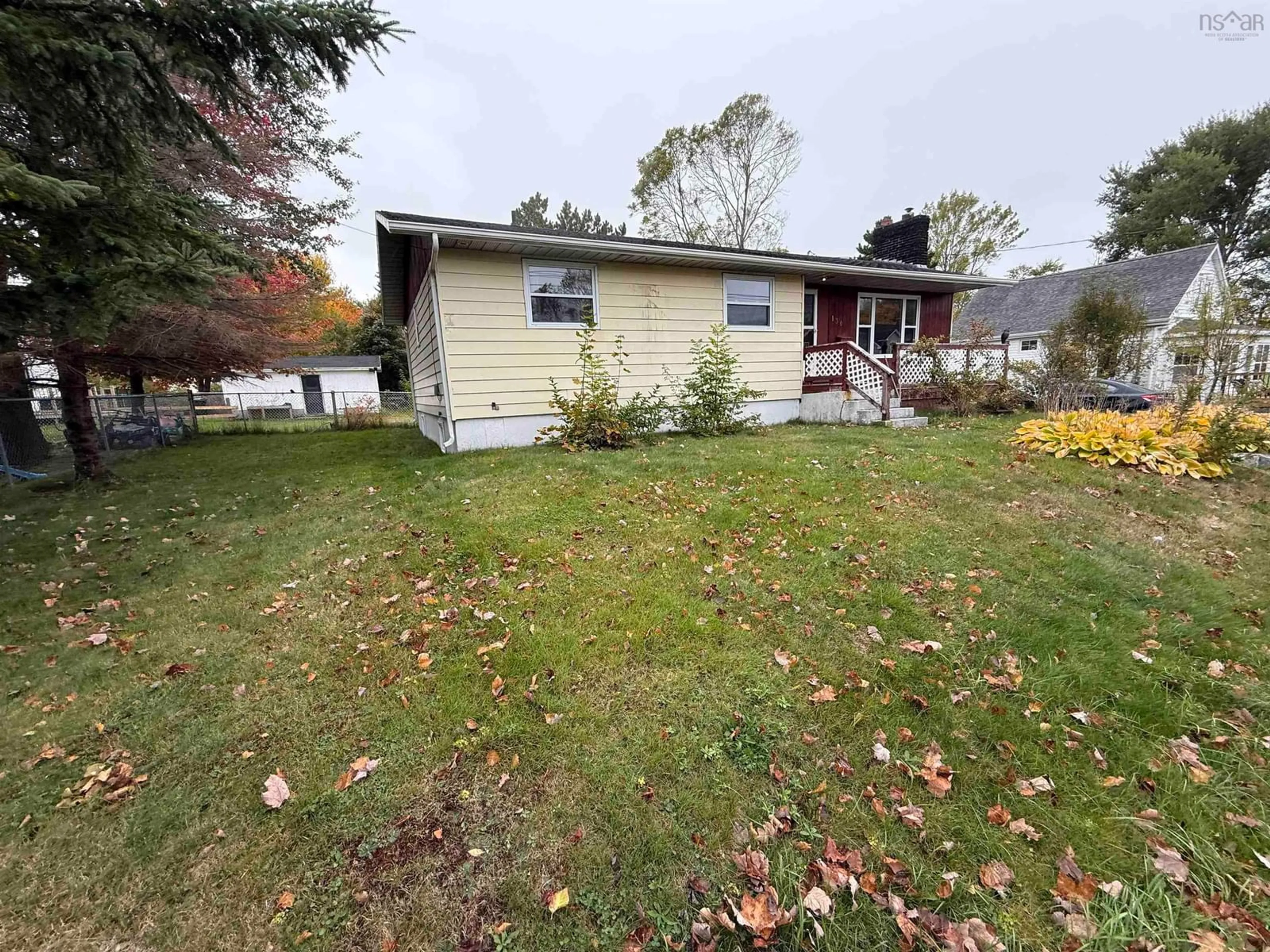 A pic from outside/outdoor area/front of a property/back of a property/a pic from drone, unknown for 130 Upper Mclean St, Glace Bay Nova Scotia B1A 2L2