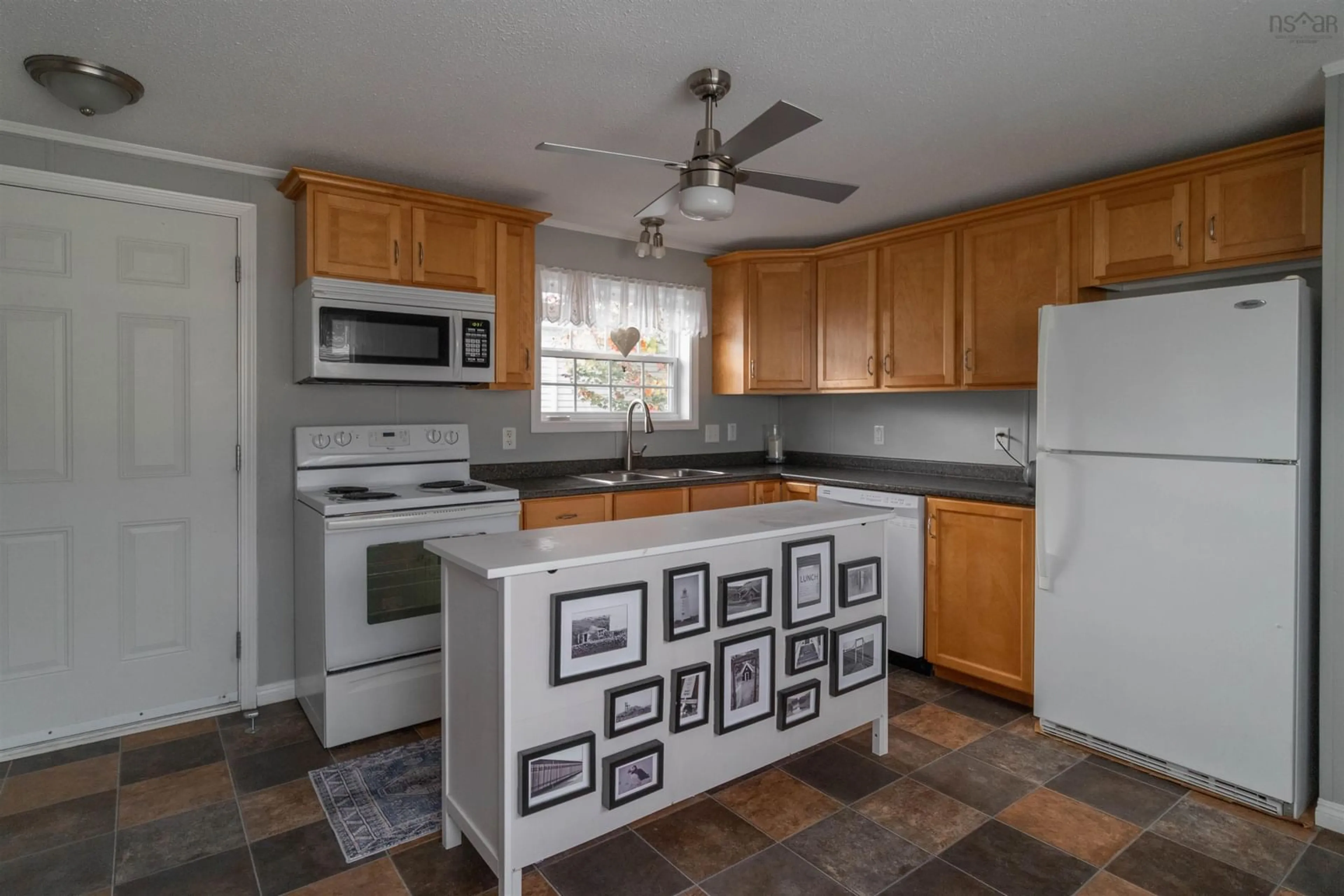 Standard kitchen, ceramic/tile floor for 23 Shamrock Dr, Halifax Nova Scotia B3M 3A5