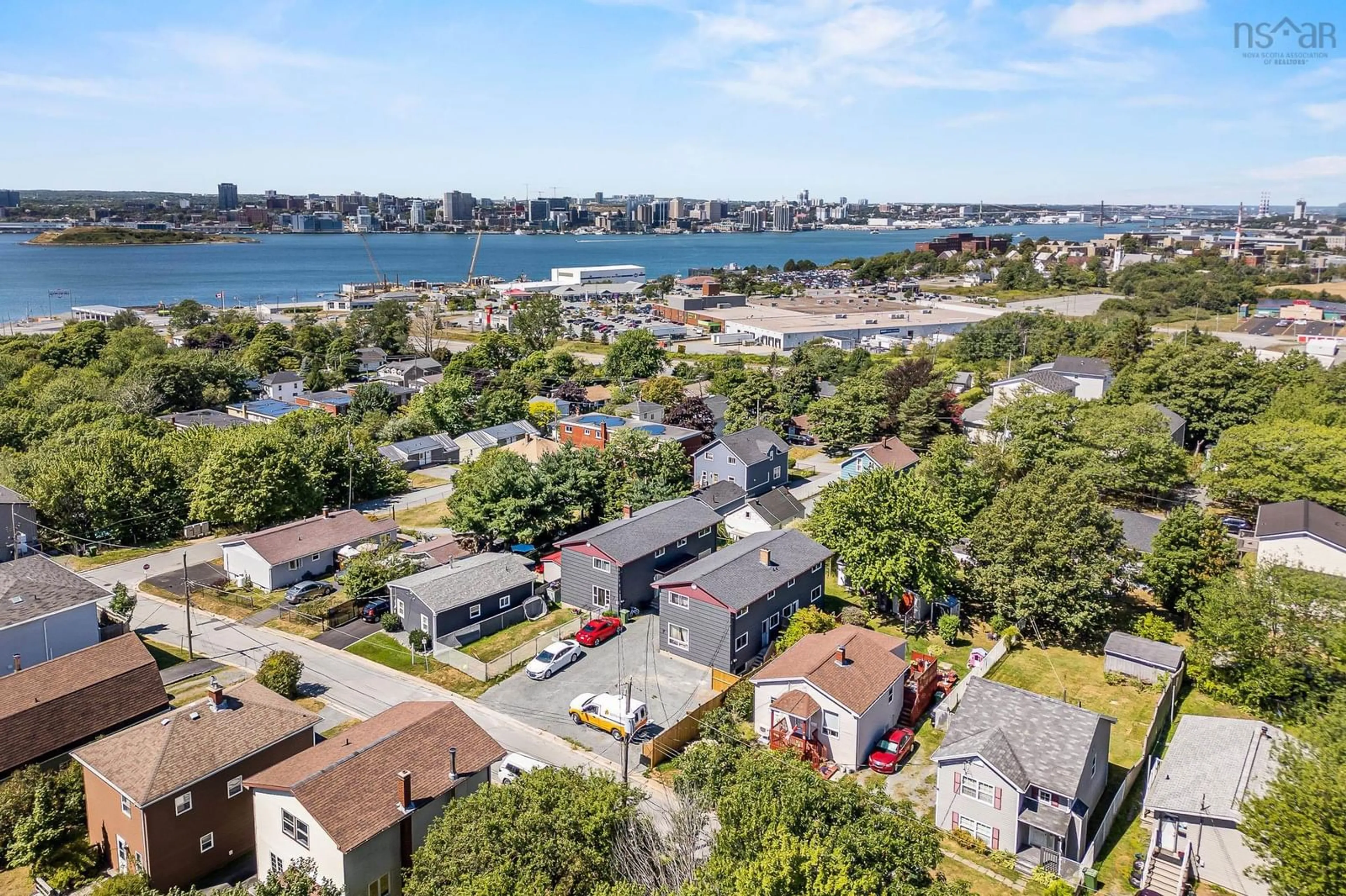 A pic from outside/outdoor area/front of a property/back of a property/a pic from drone, water/lake/river/ocean view for 9 A&B Herbert St, Dartmouth Nova Scotia B2W 1J1
