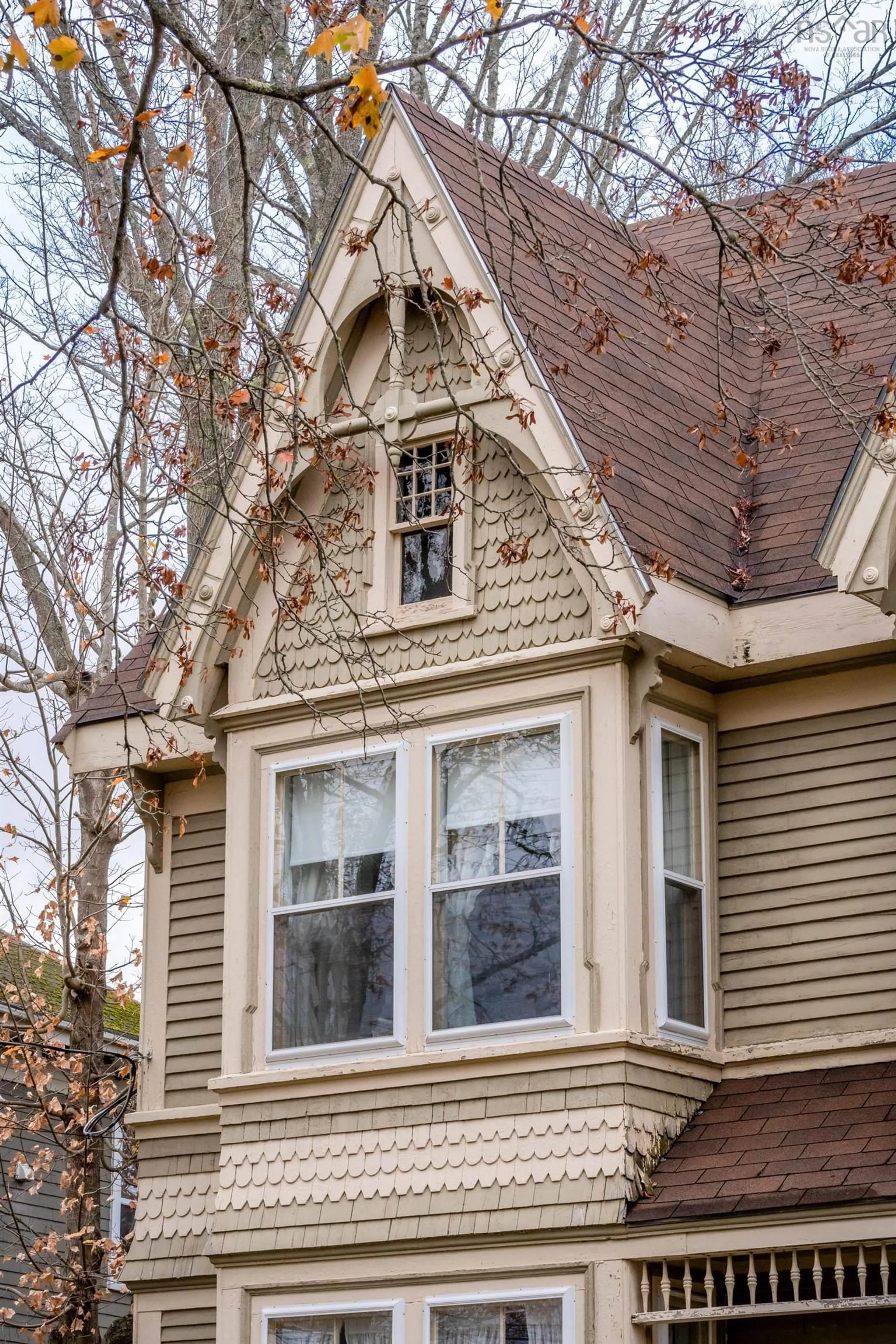 Home with vinyl exterior material, street for 359 Granville St, Bridgetown Nova Scotia B0S 1C0