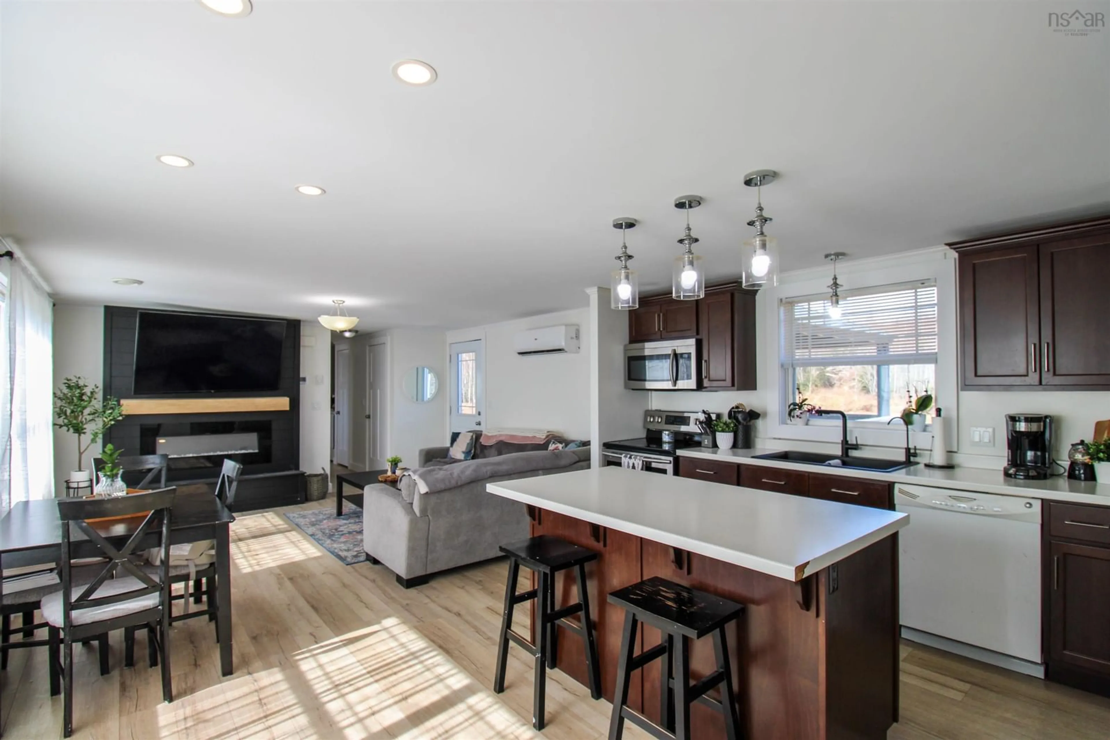 Open concept kitchen, unknown for 333 Jollytown Rd, East Mountain Nova Scotia B6L 2H7