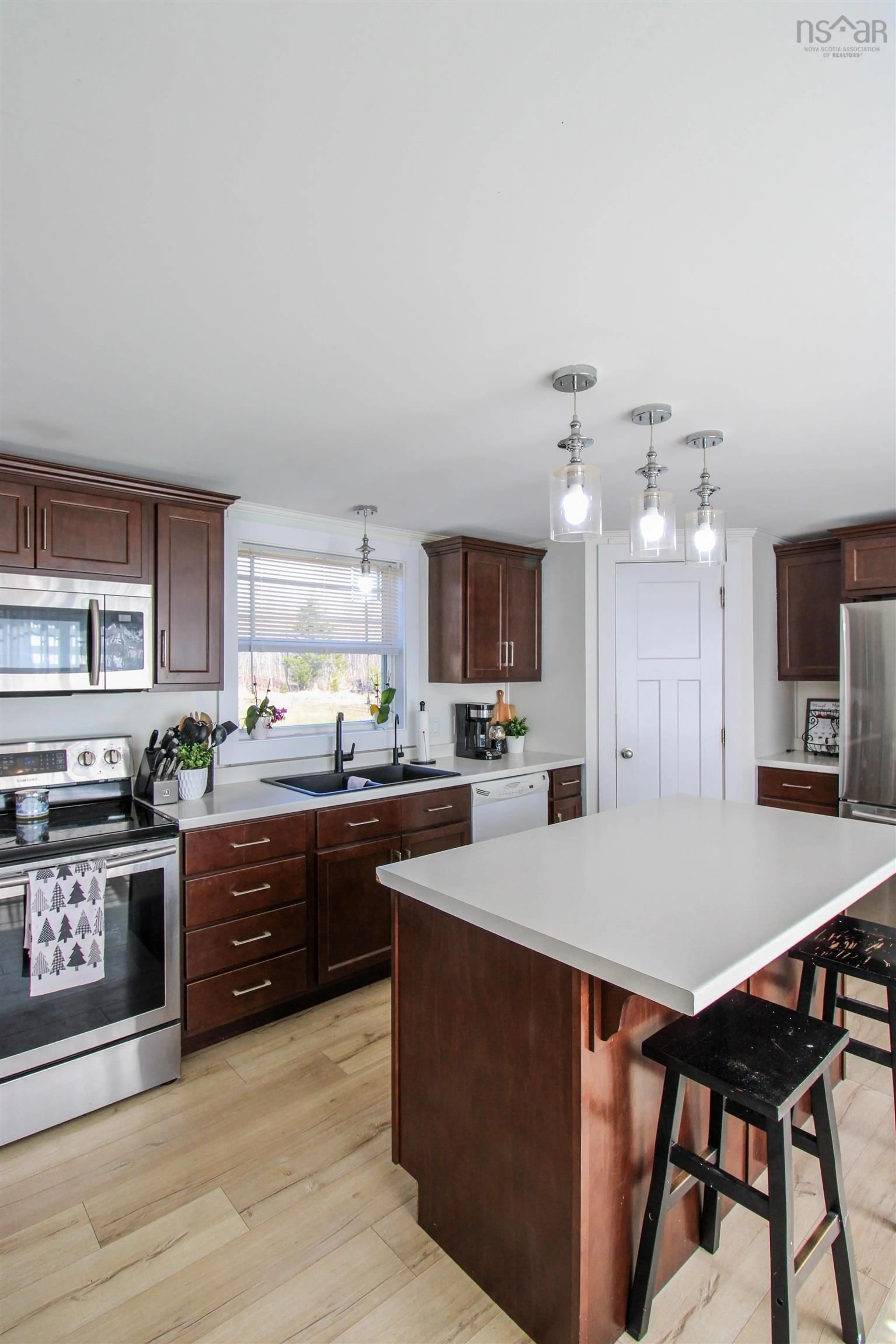 Open concept kitchen, unknown for 333 Jollytown Rd, East Mountain Nova Scotia B6L 2H7