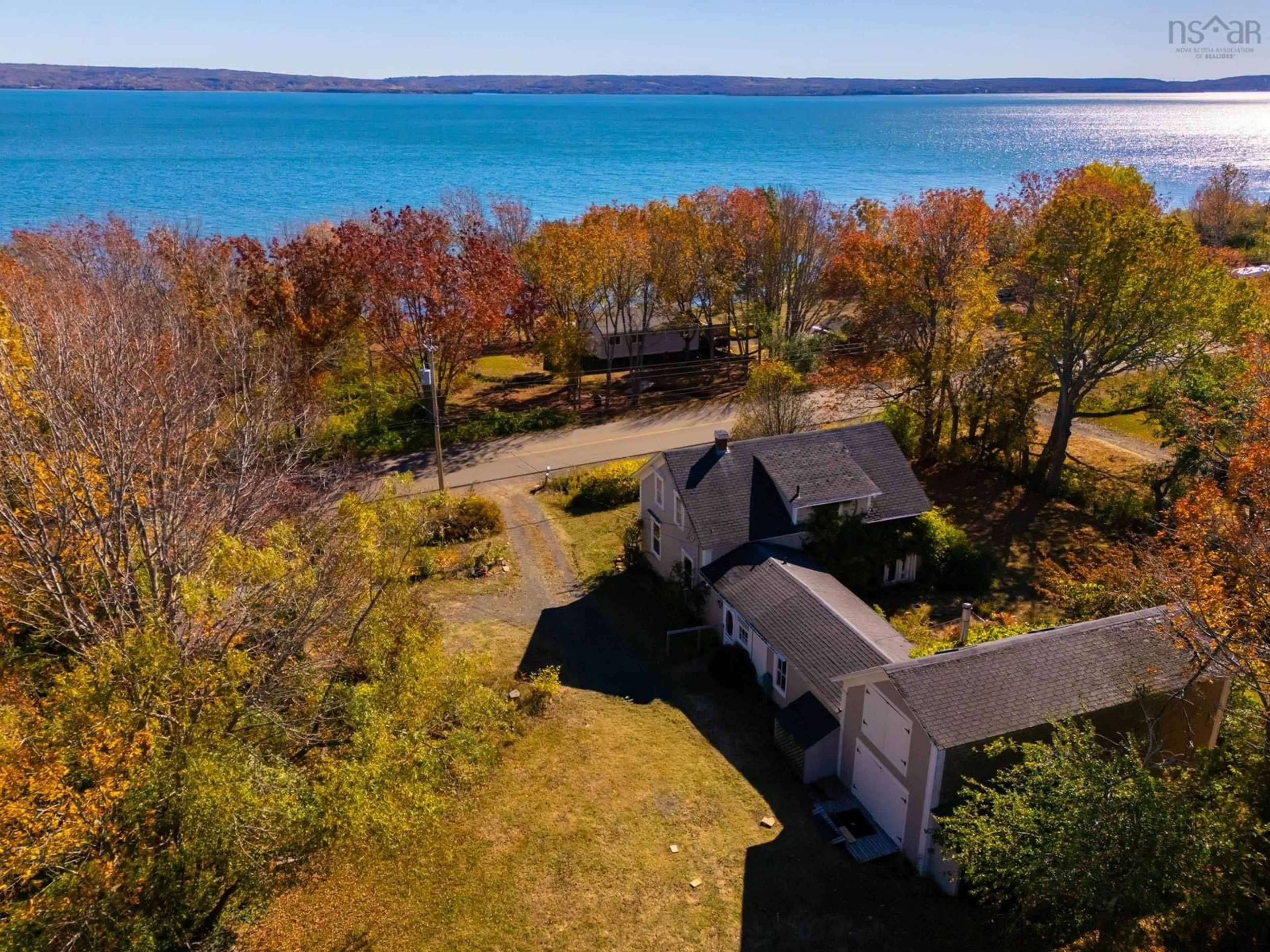 A pic from outside/outdoor area/front of a property/back of a property/a pic from drone, water/lake/river/ocean view for 1611 Granville Rd, Port Wade Nova Scotia B0S 1A0