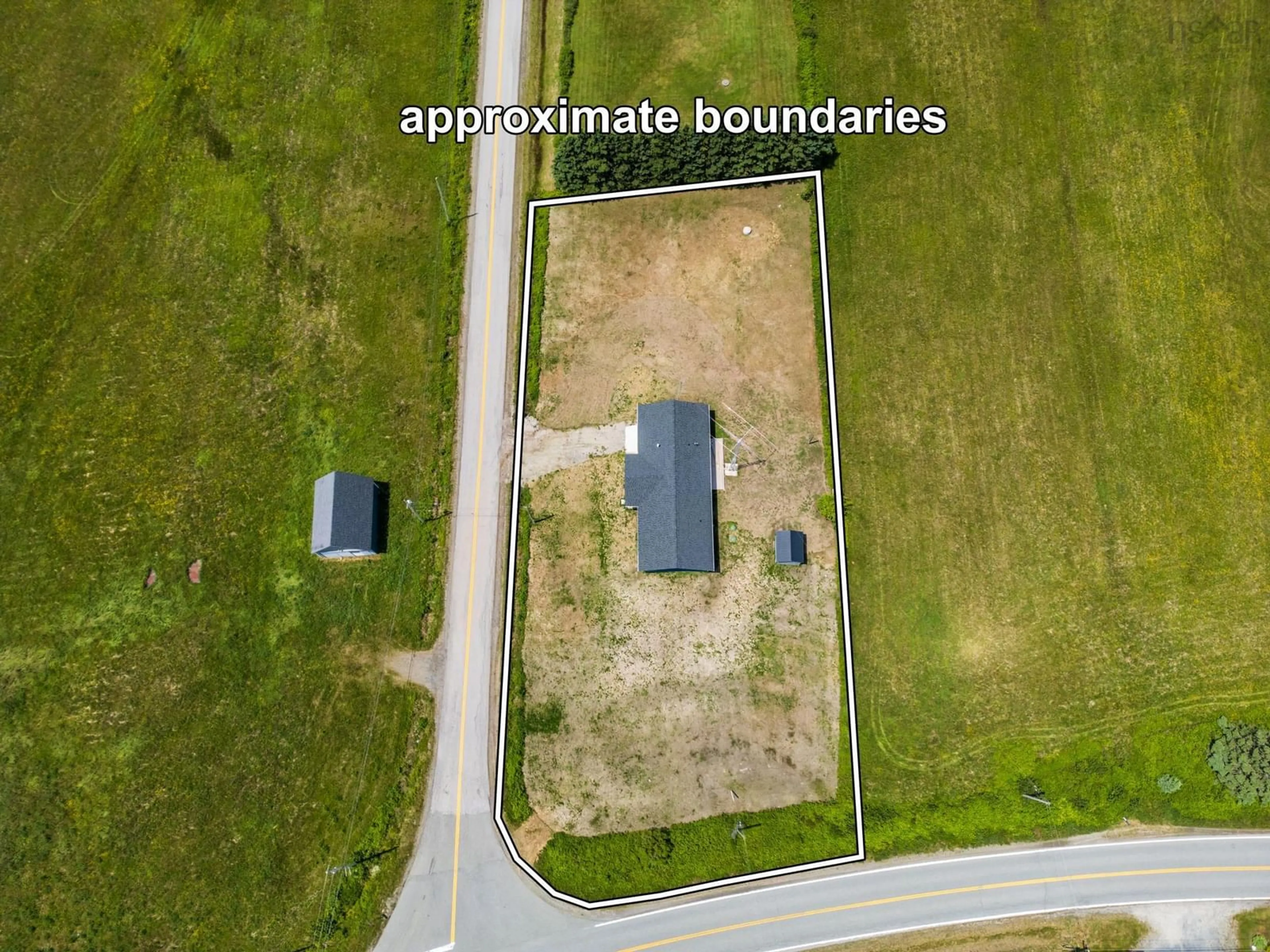 A pic from outside/outdoor area/front of a property/back of a property/a pic from drone, unknown for 12 Bear Cove Rd, St. Alphonse Nova Scotia B0W 2J0