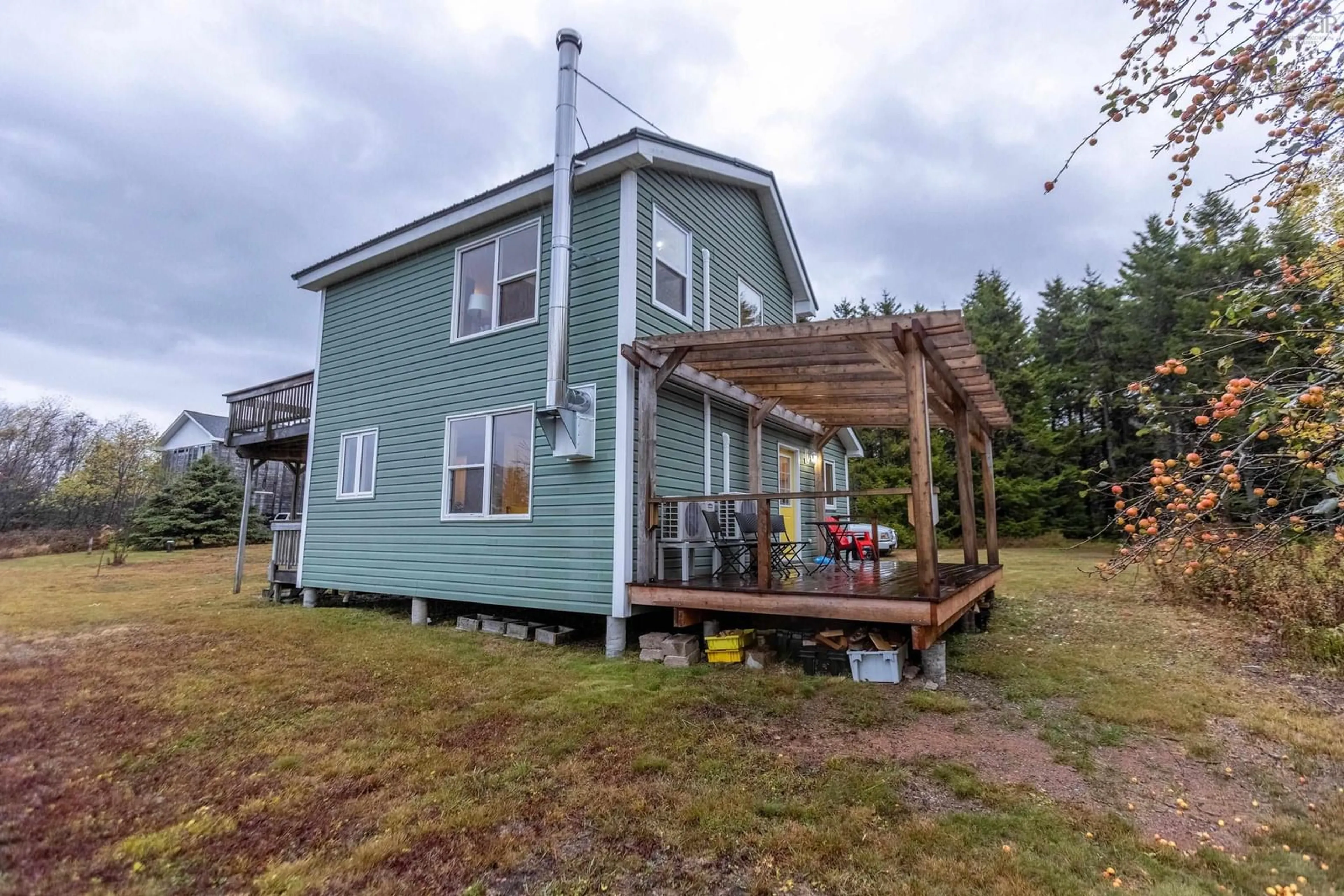 A pic from outside/outdoor area/front of a property/back of a property/a pic from drone, building for 3833 Highway 209, Advocate Harbour Nova Scotia B0M 1S0