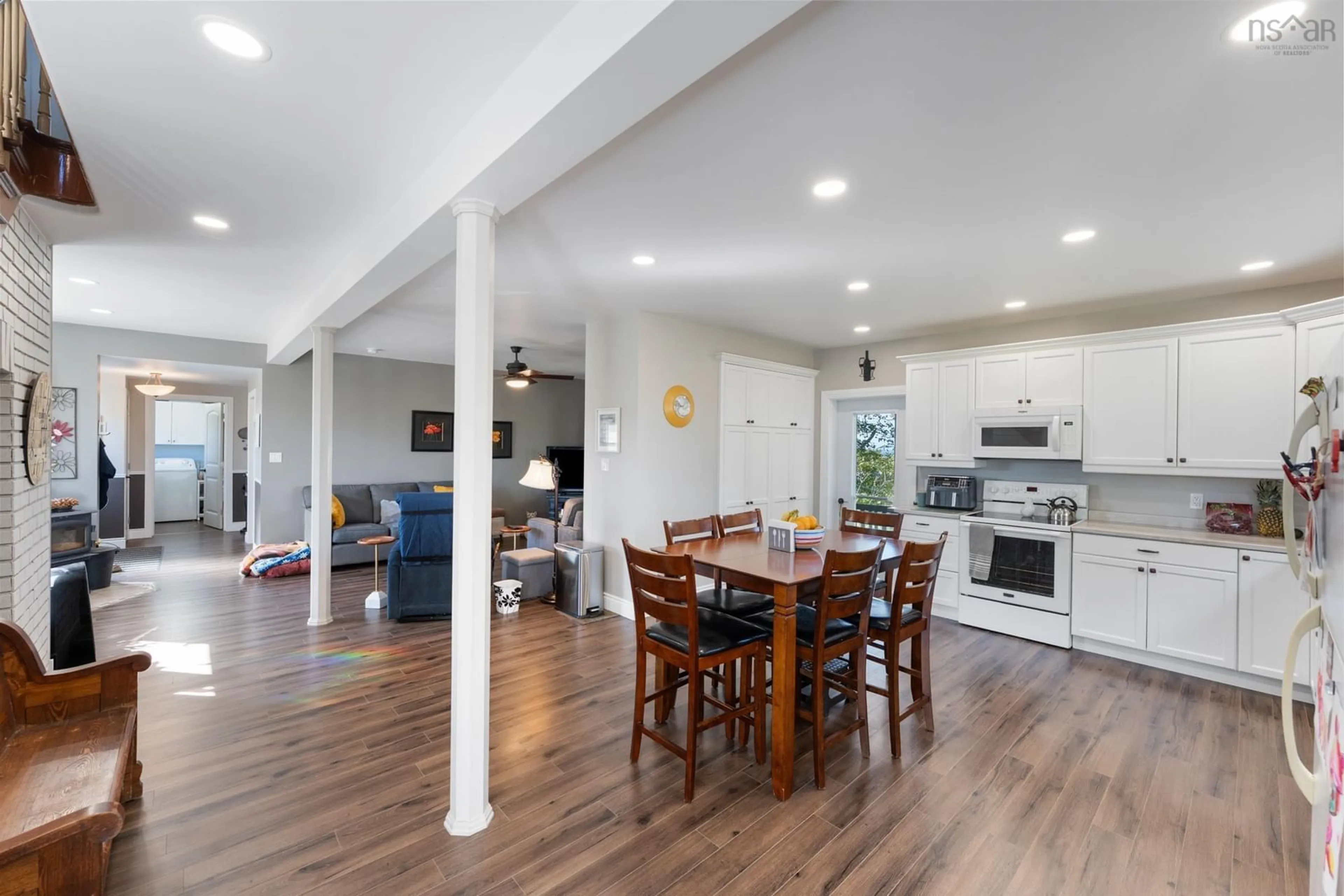 Open concept kitchen, unknown for 223-225 Forest St, Yarmouth Nova Scotia B5A 5H4