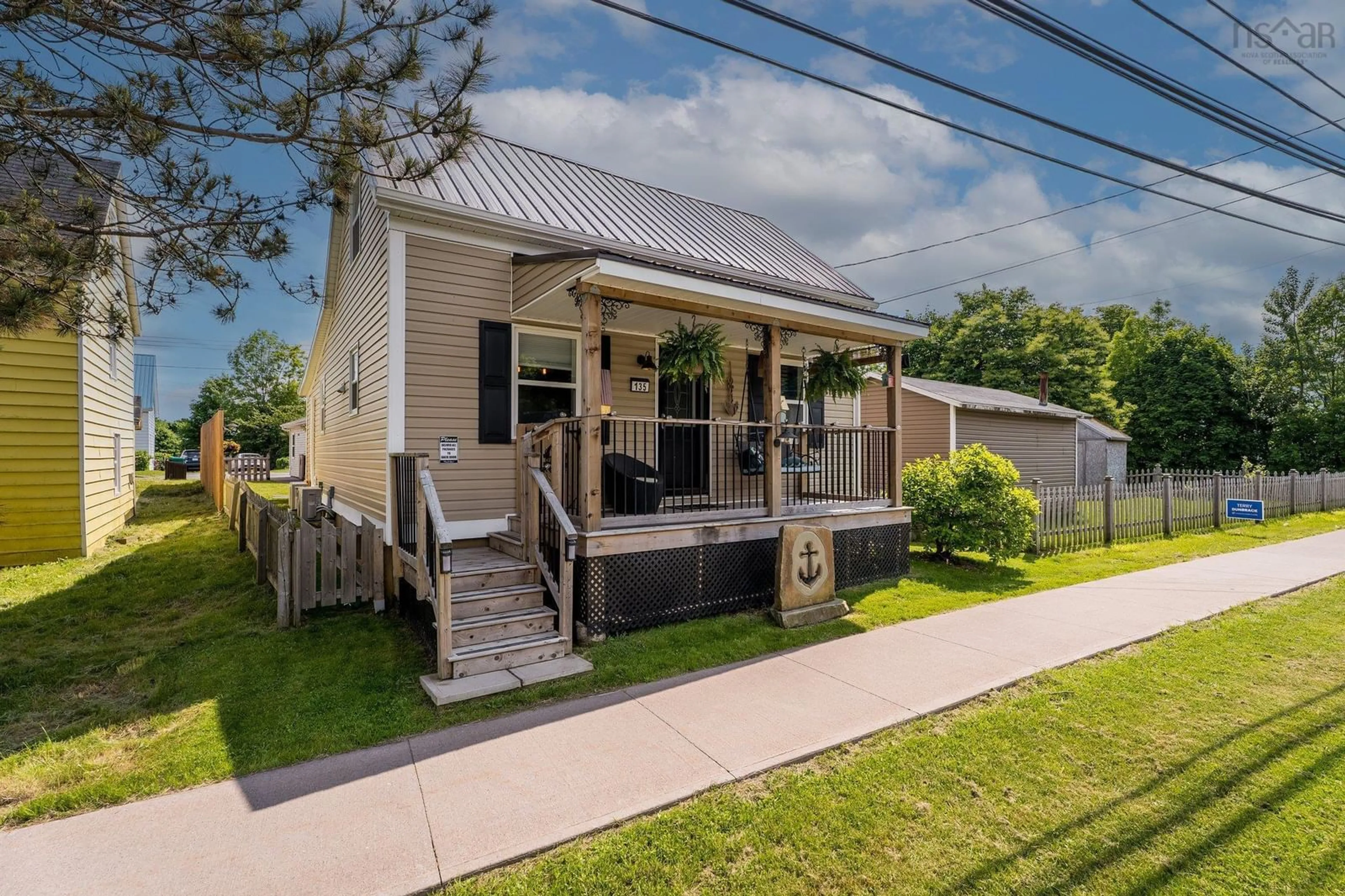 Home with vinyl exterior material, street for 135 West River Rd, Pictou Nova Scotia B0K 1H0