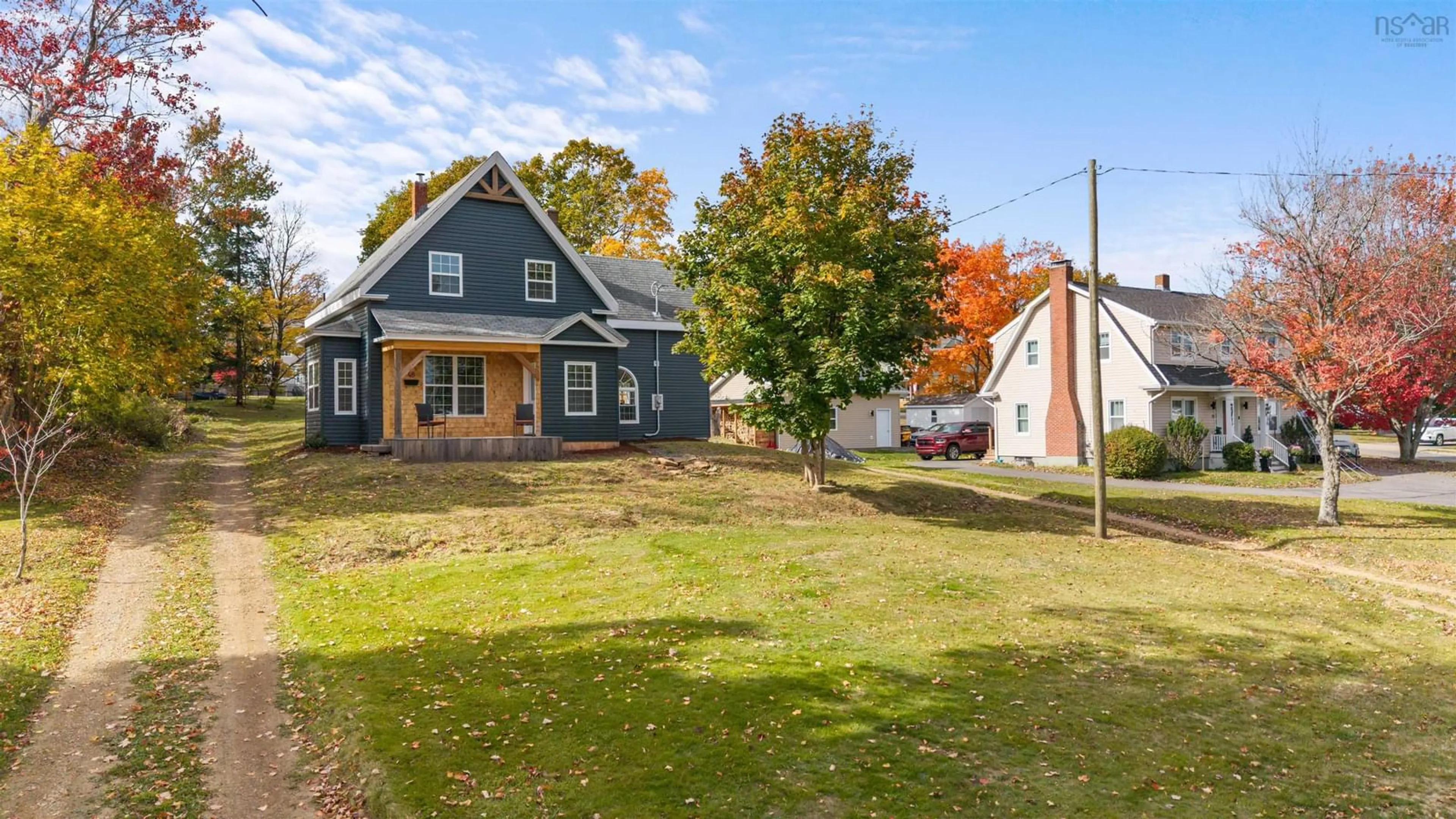 A pic from outside/outdoor area/front of a property/back of a property/a pic from drone, street for 48 Herbert St, New Glasgow Nova Scotia B2H 1J3